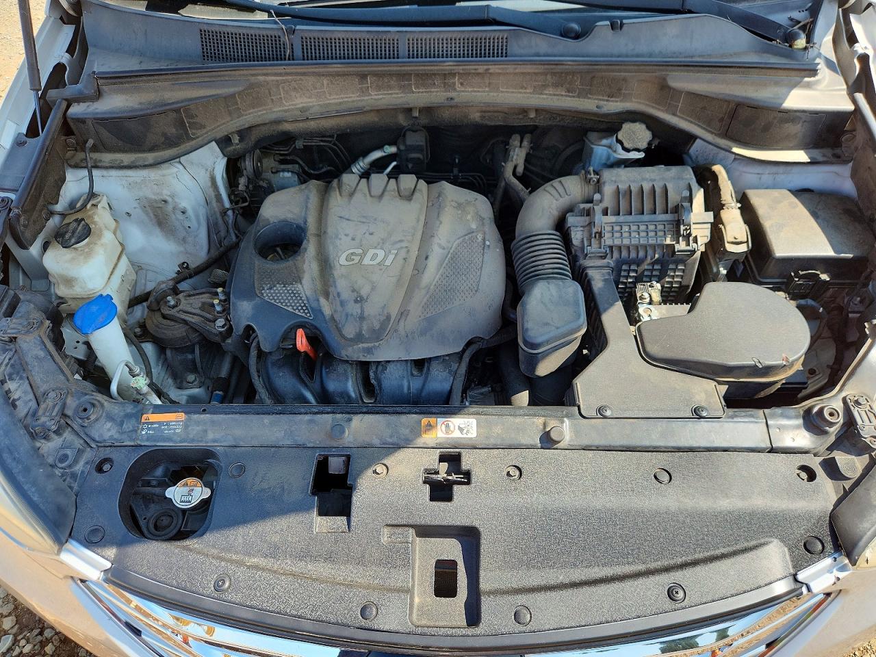2013 Hyundai Santa Fe Sport Silver vin: 5XYZTDLB8DG010441