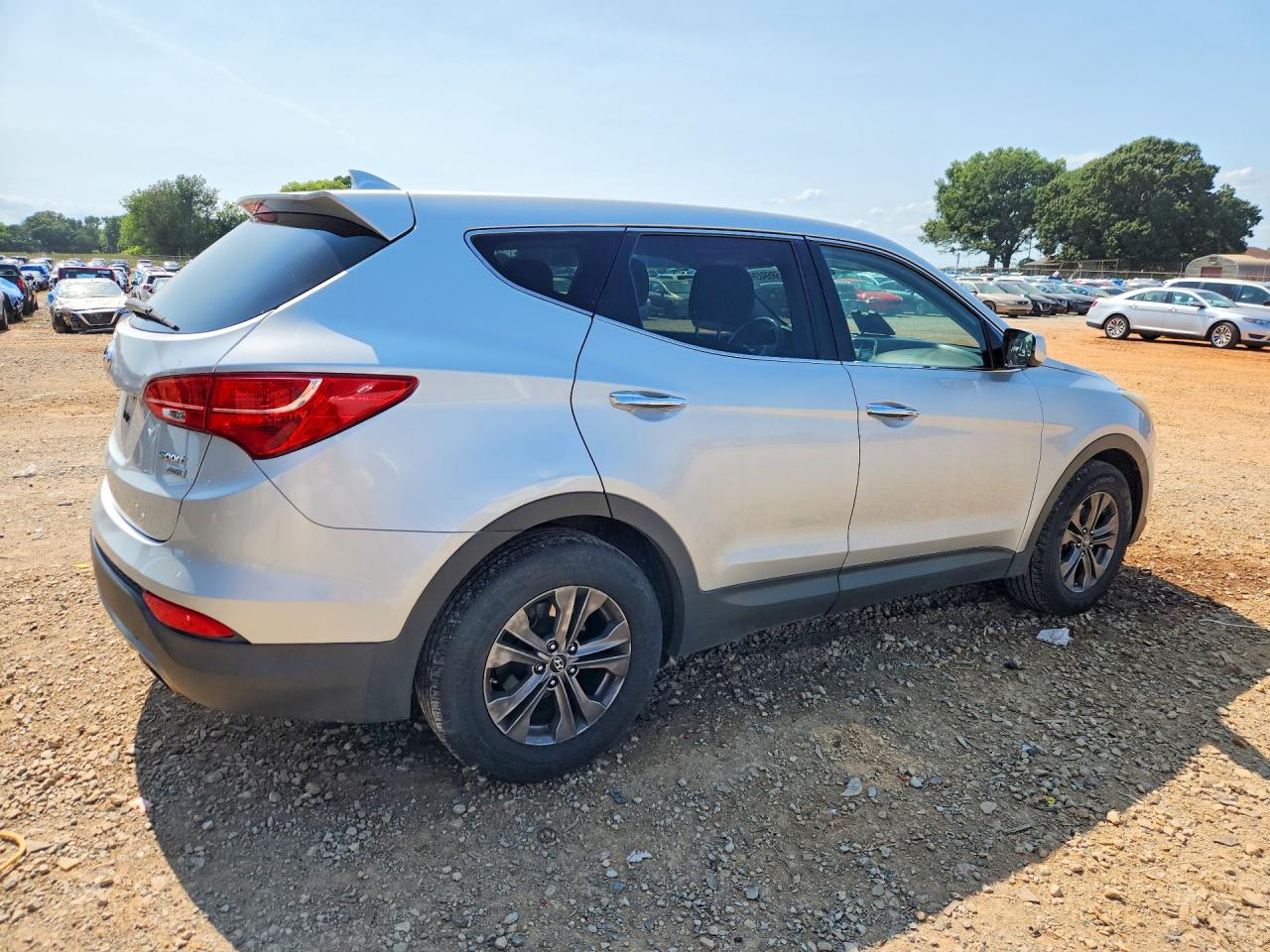 2013 Hyundai Santa Fe Sport Silver vin: 5XYZTDLB8DG010441