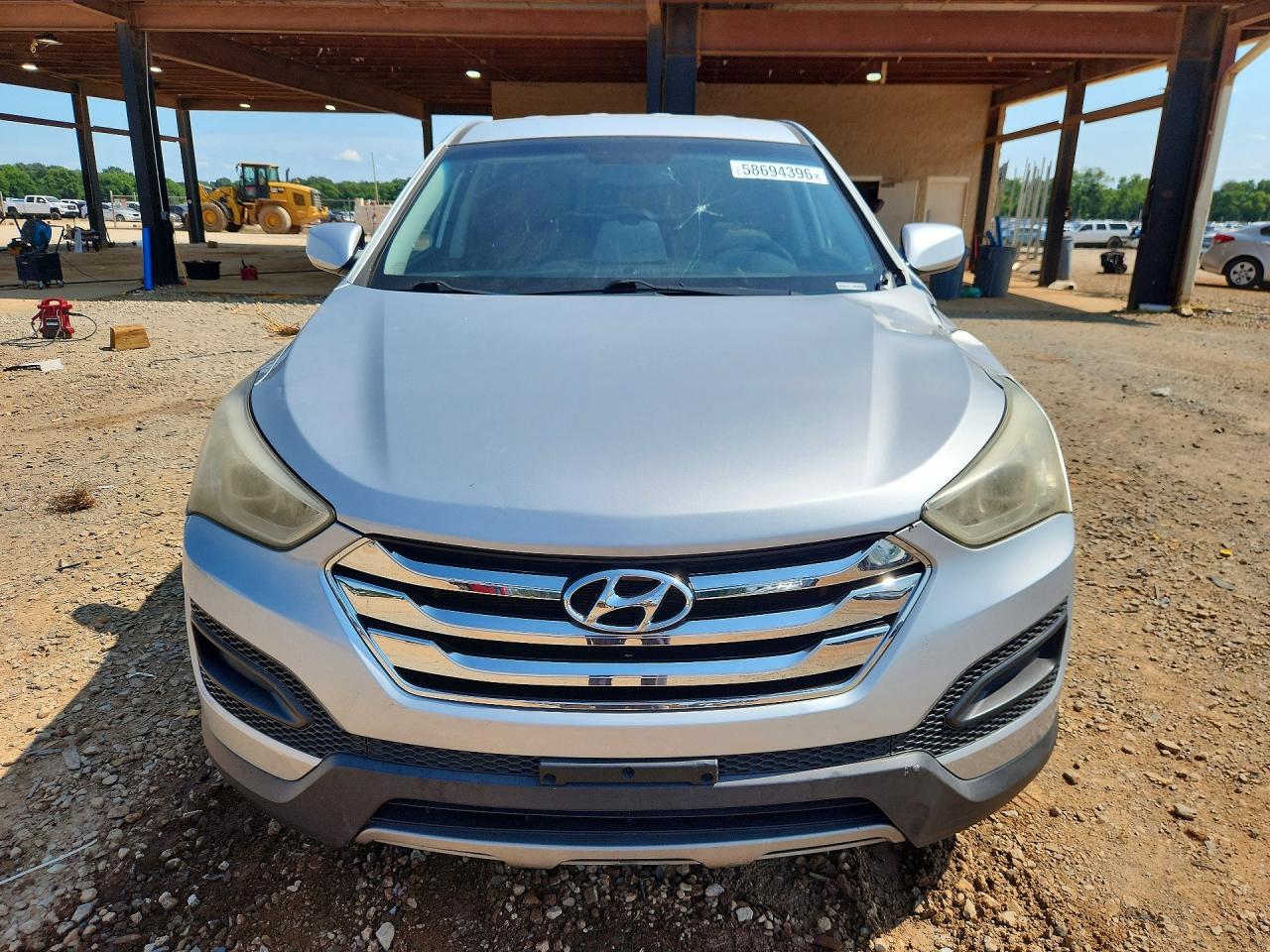 2013 Hyundai Santa Fe Sport Silver vin: 5XYZTDLB8DG010441