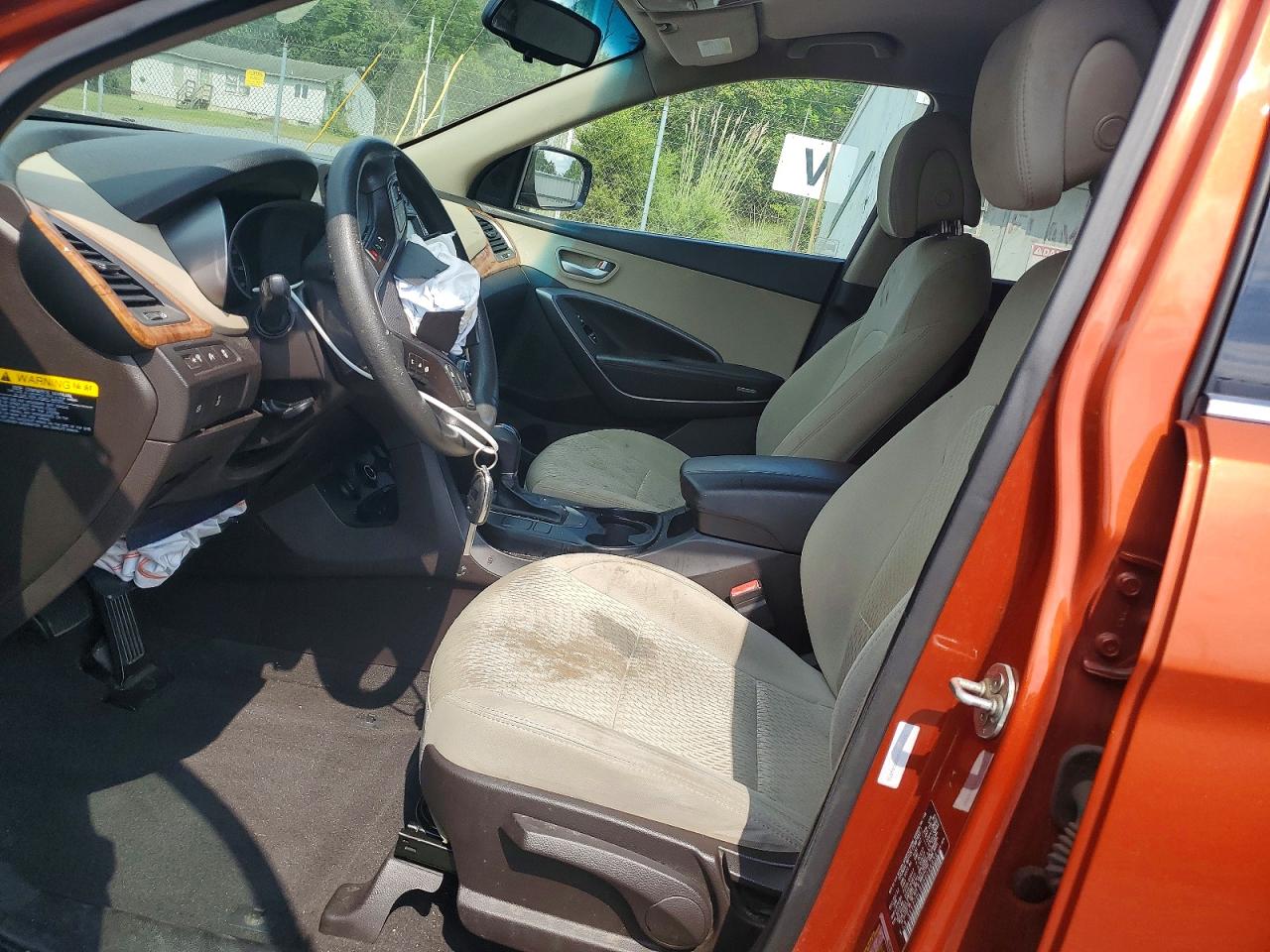 2013 Hyundai Santa Fe Sport 2.4l Orange vin: 5XYZTDLB8DG046856