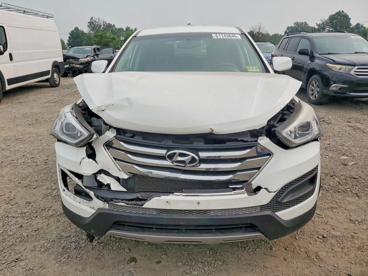 2013 Hyundai Santa Fe Sport 2.4l White vin: 5XYZTDLB8DG086564