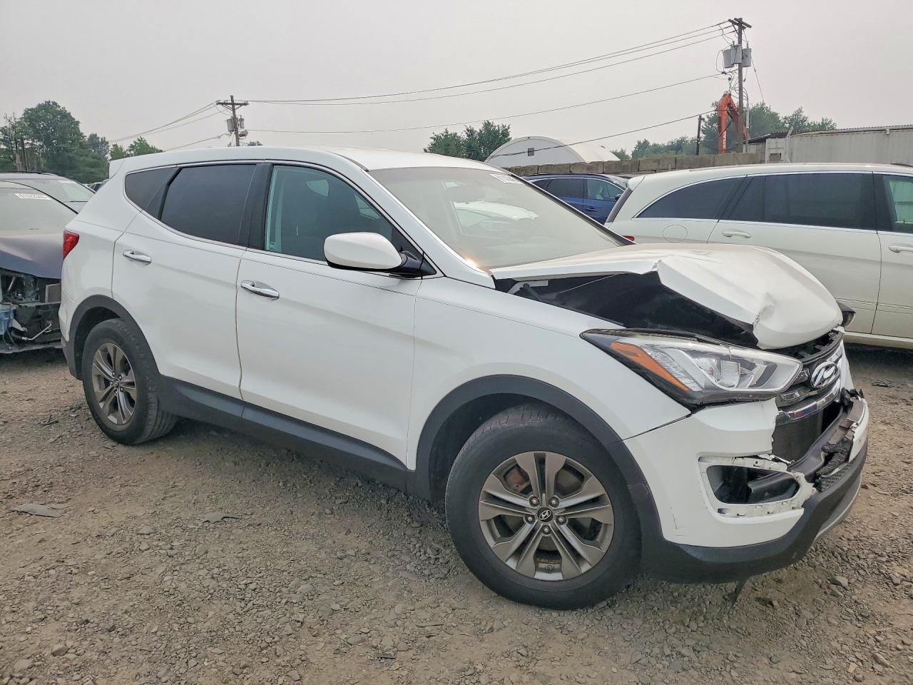 2013 Hyundai Santa Fe Sport 2.4l White vin: 5XYZTDLB8DG086564