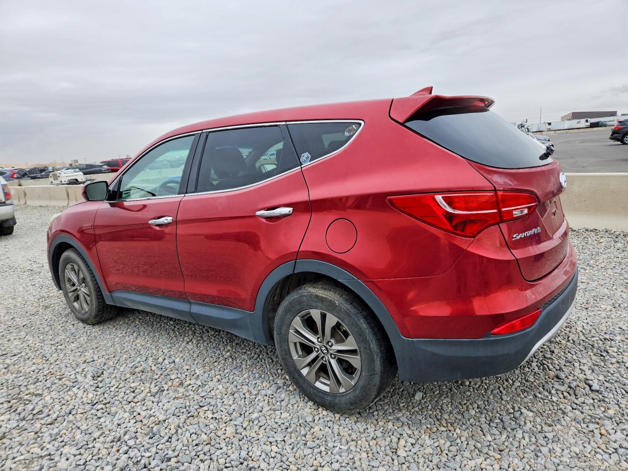 2014 Hyundai Santa Fe Sport 2.4l Red vin: 5XYZTDLB8EG152516