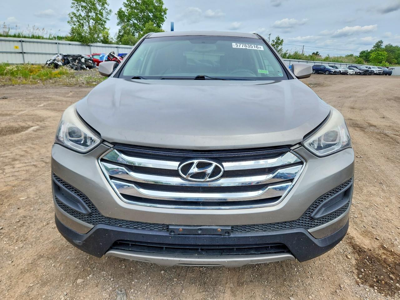 2014 Hyundai Santa Fe Sport Silver vin: 5XYZTDLB8EG197844