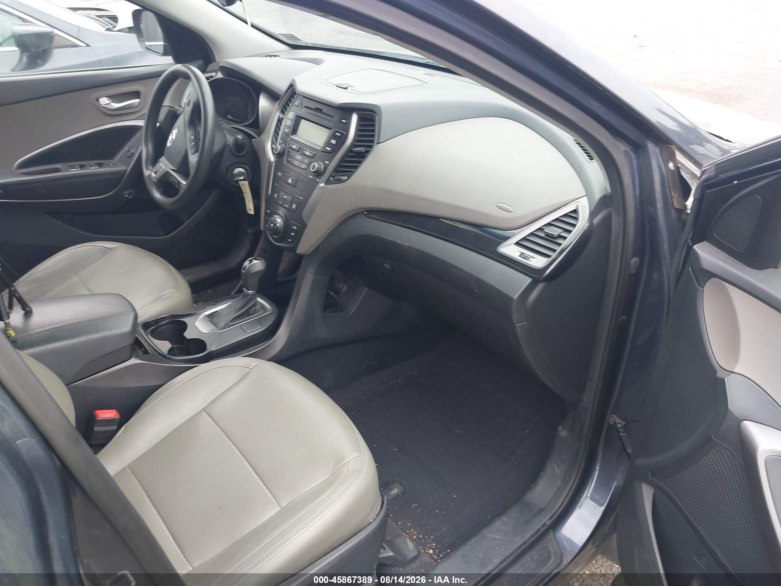 2013 Hyundai Santa Fe Sport Blue vin: 5XYZTDLB9DG011694