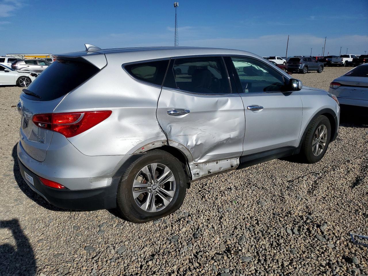 2013 Hyundai Santa Fe Sport 2.4l Gray vin: 5XYZTDLB9DG086699