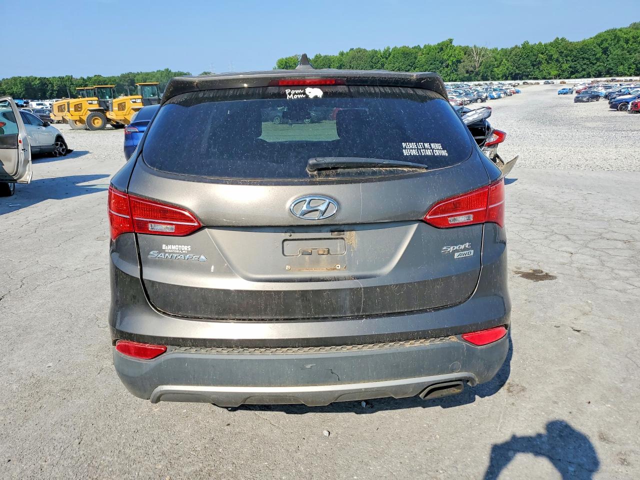2014 Hyundai Santa Fe Sport 2.4l Gray vin: 5XYZTDLB9EG162178