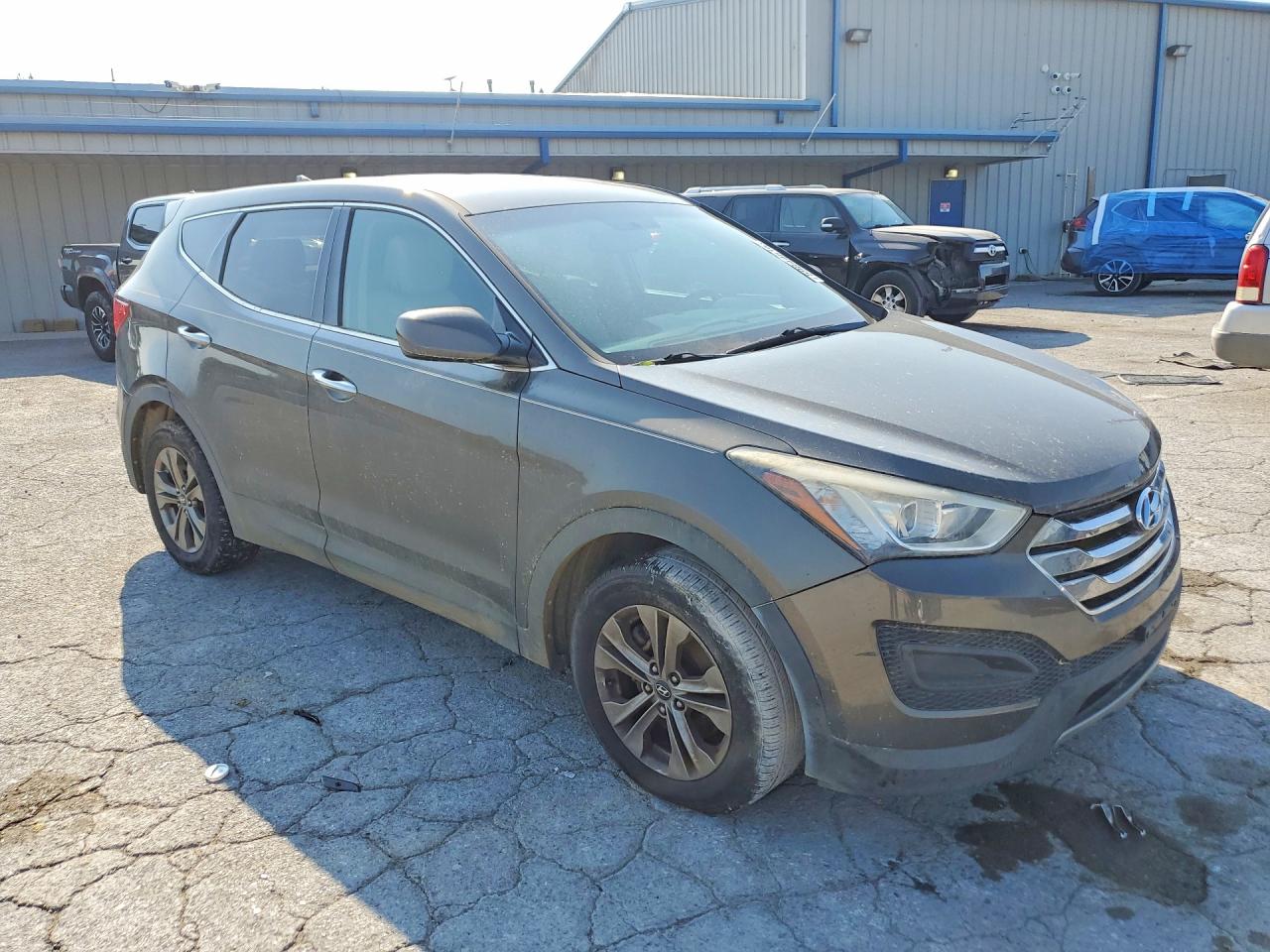 2014 Hyundai Santa Fe Sport 2.4l Gray vin: 5XYZTDLB9EG162178