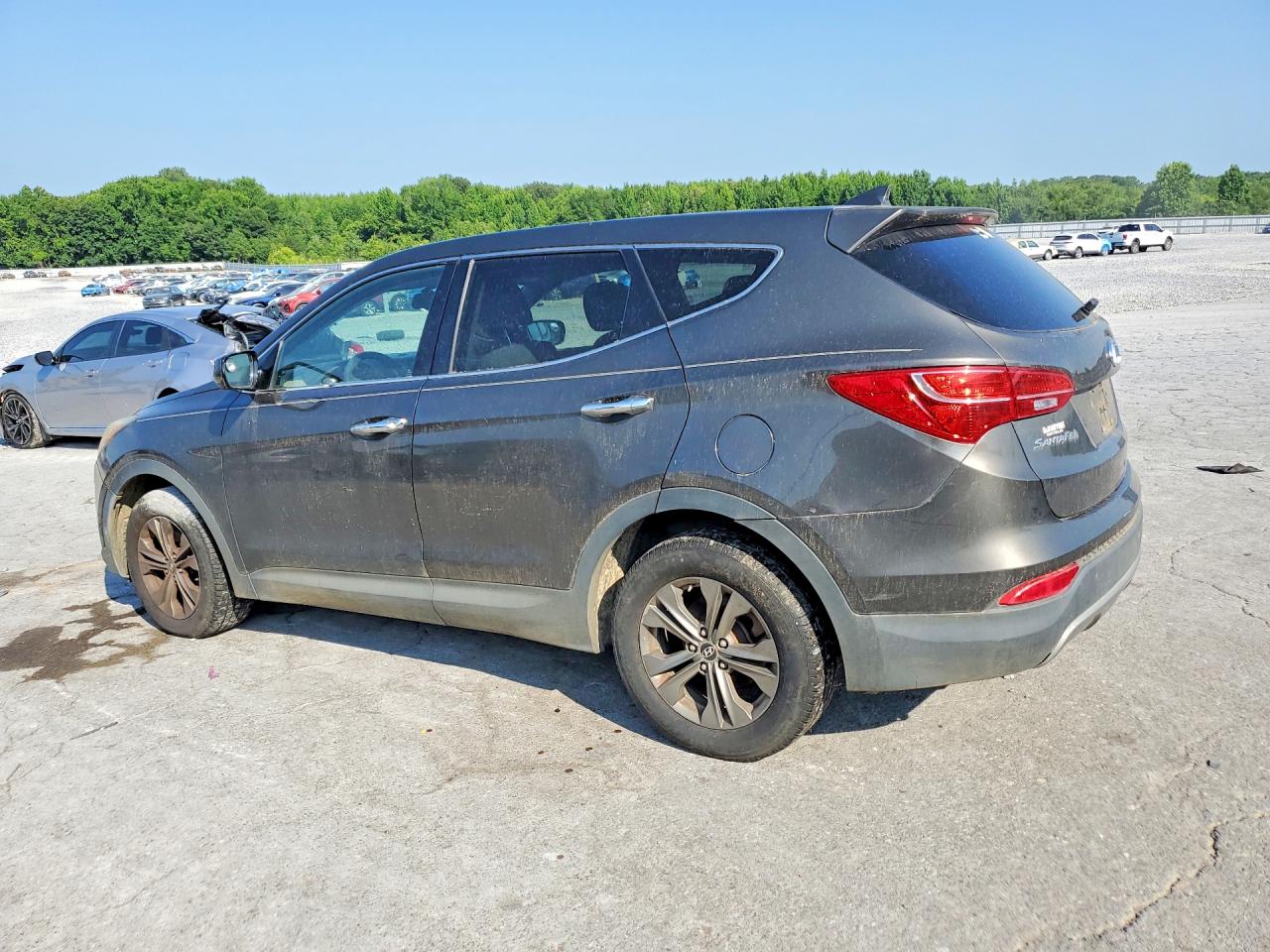 2014 Hyundai Santa Fe Sport 2.4l Gray vin: 5XYZTDLB9EG162178