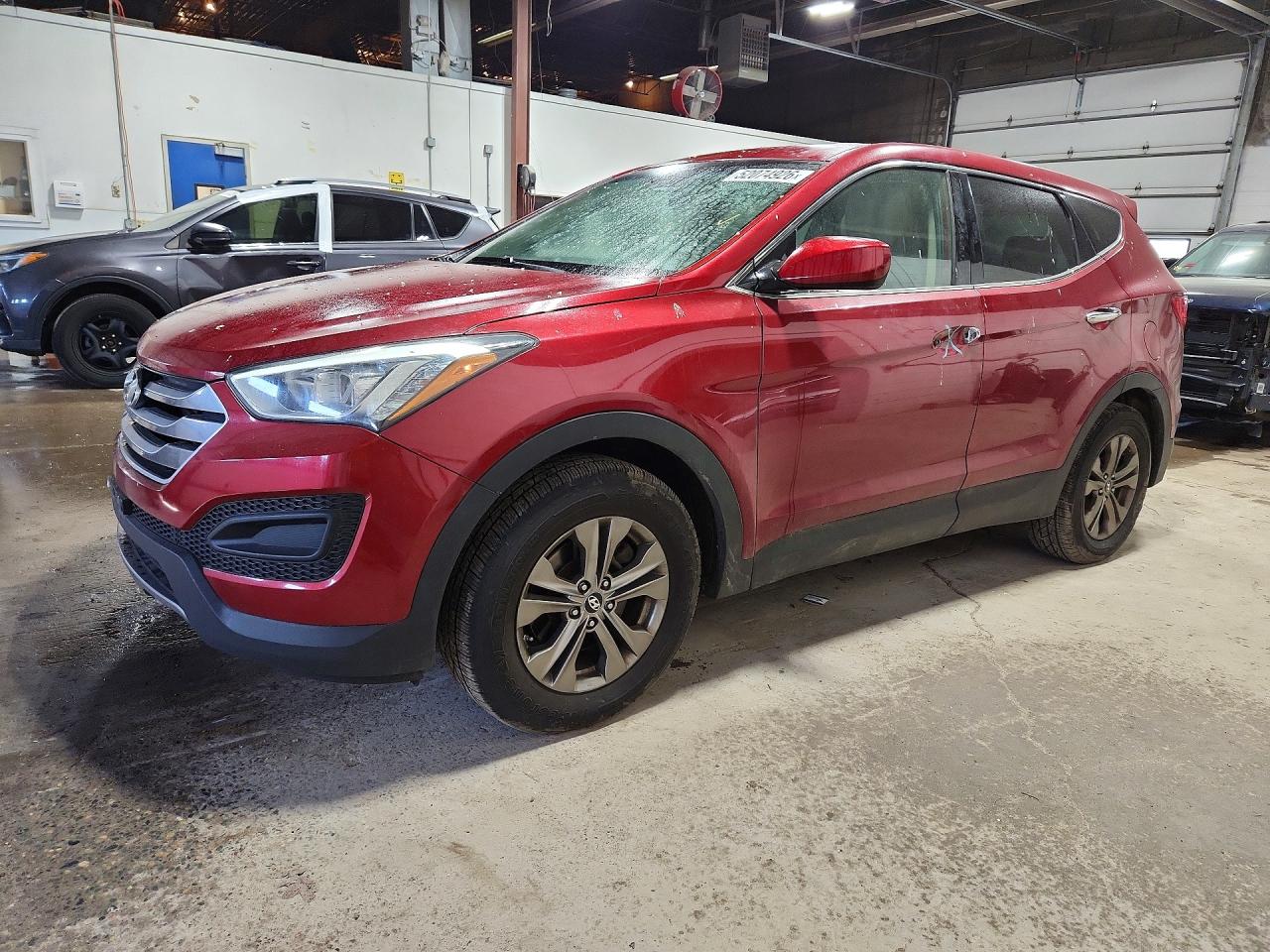 2015 Hyundai Santa Fe Sport 2.4l Red vin: 5XYZTDLB9FG237222