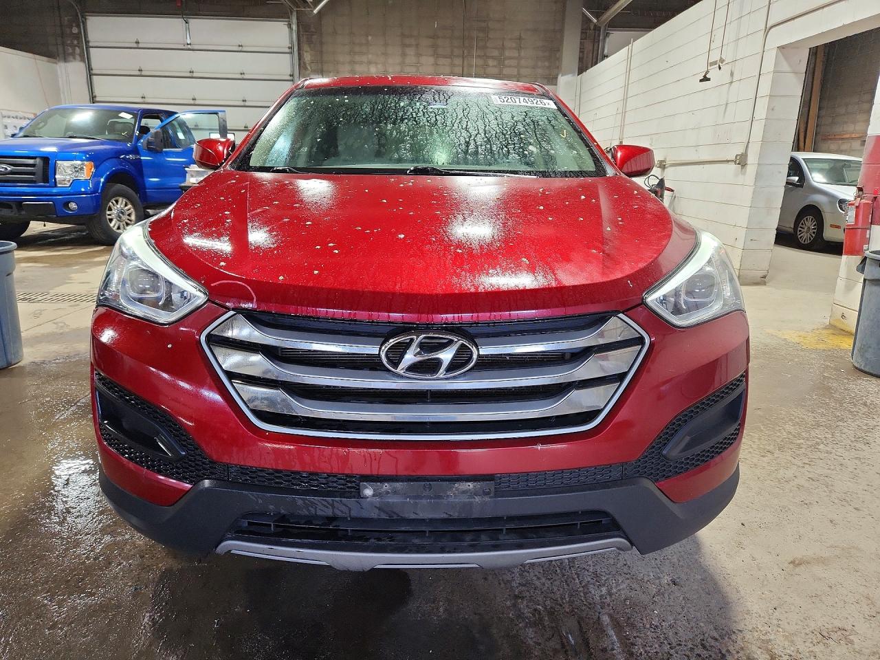 2015 Hyundai Santa Fe Sport 2.4l Red vin: 5XYZTDLB9FG237222