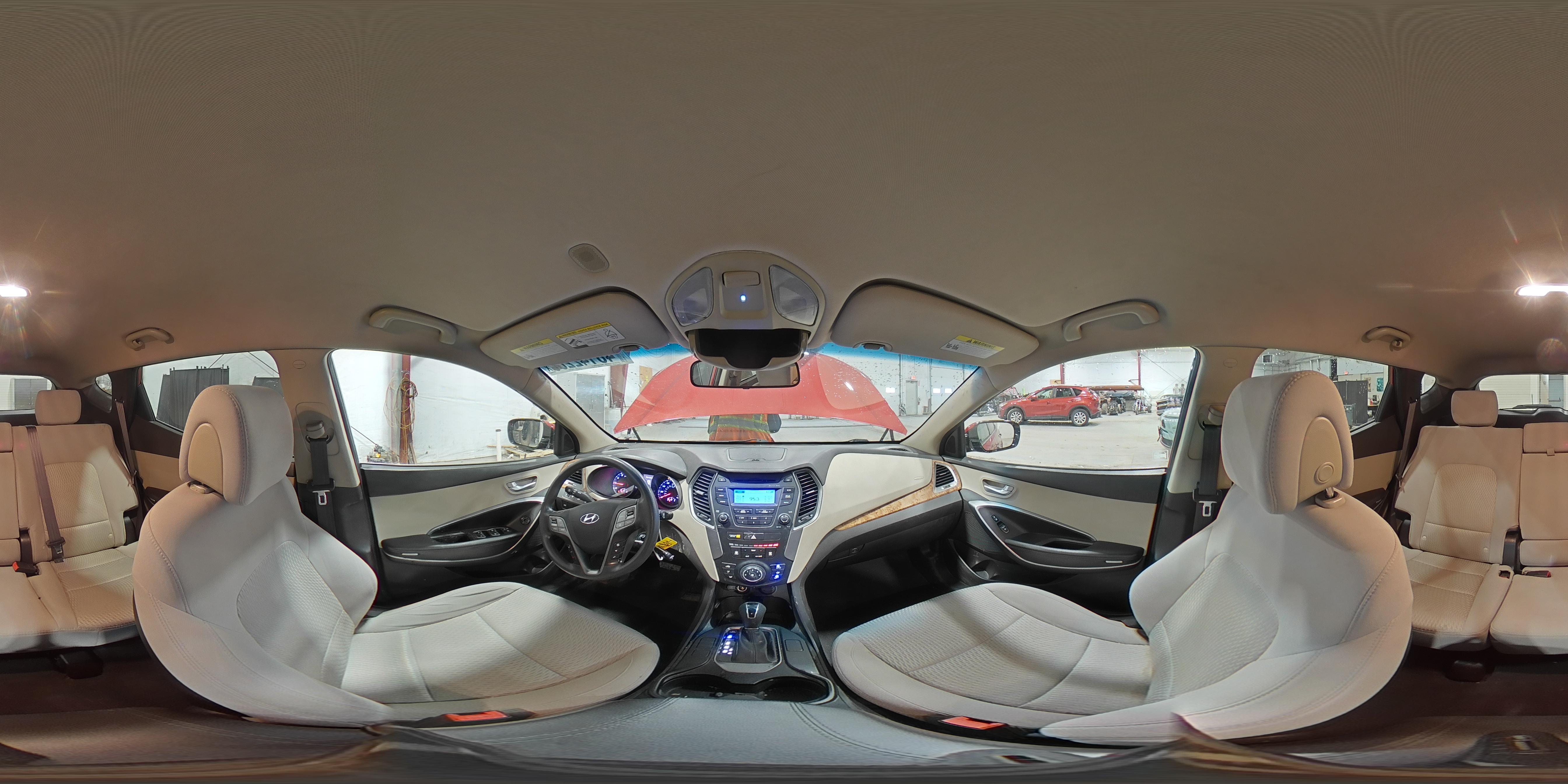 2015 Hyundai Santa Fe Sport 2.4l Red vin: 5XYZTDLB9FG256885