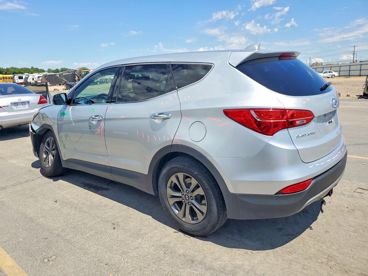2015 Hyundai Santa Fe Sport 2.4l Silver vin: 5XYZTDLB9FG261973