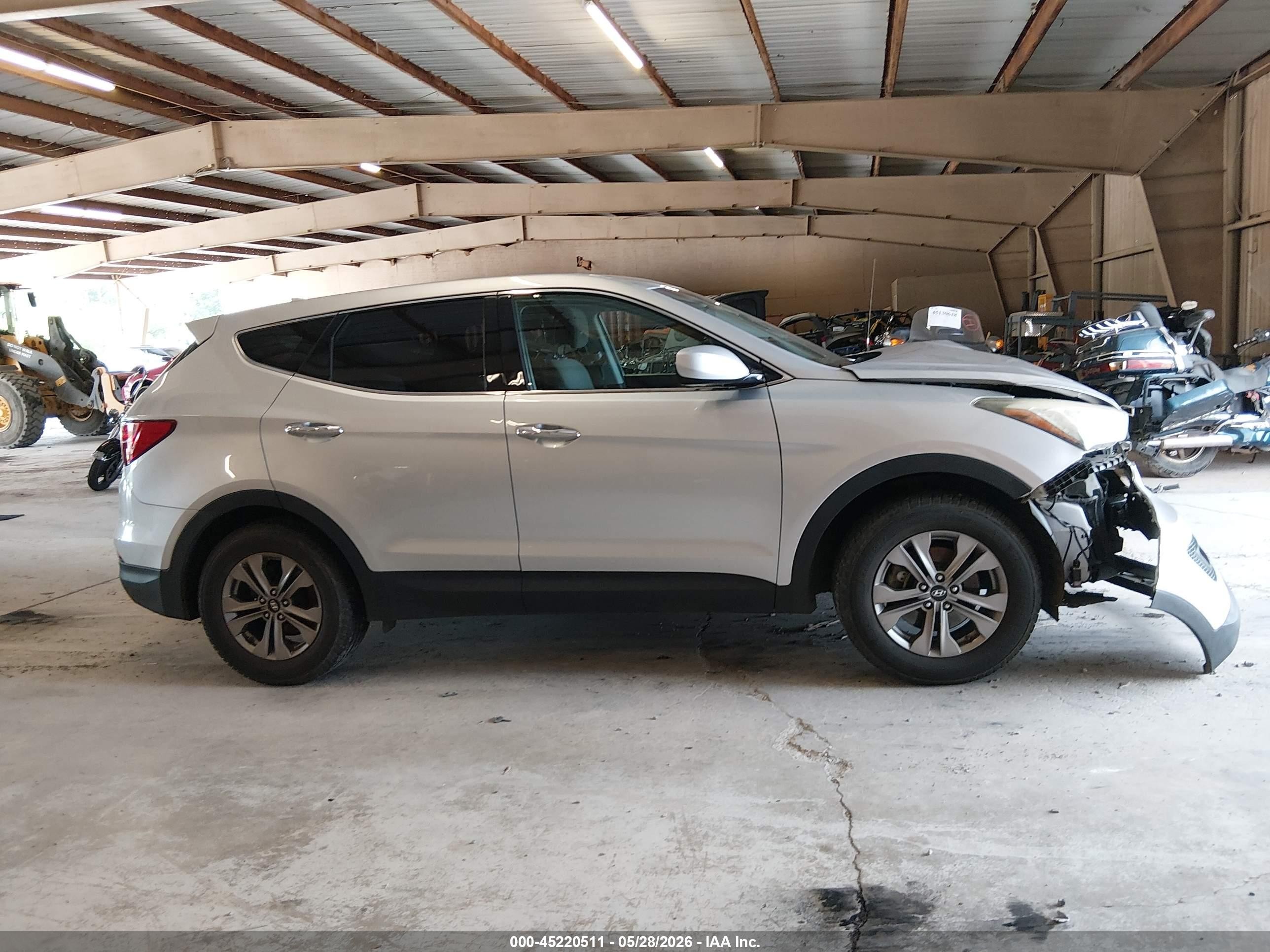 2015 Hyundai Santa Fe Sport 2.4l Серебряный vin: 5XYZTDLB9FG294875