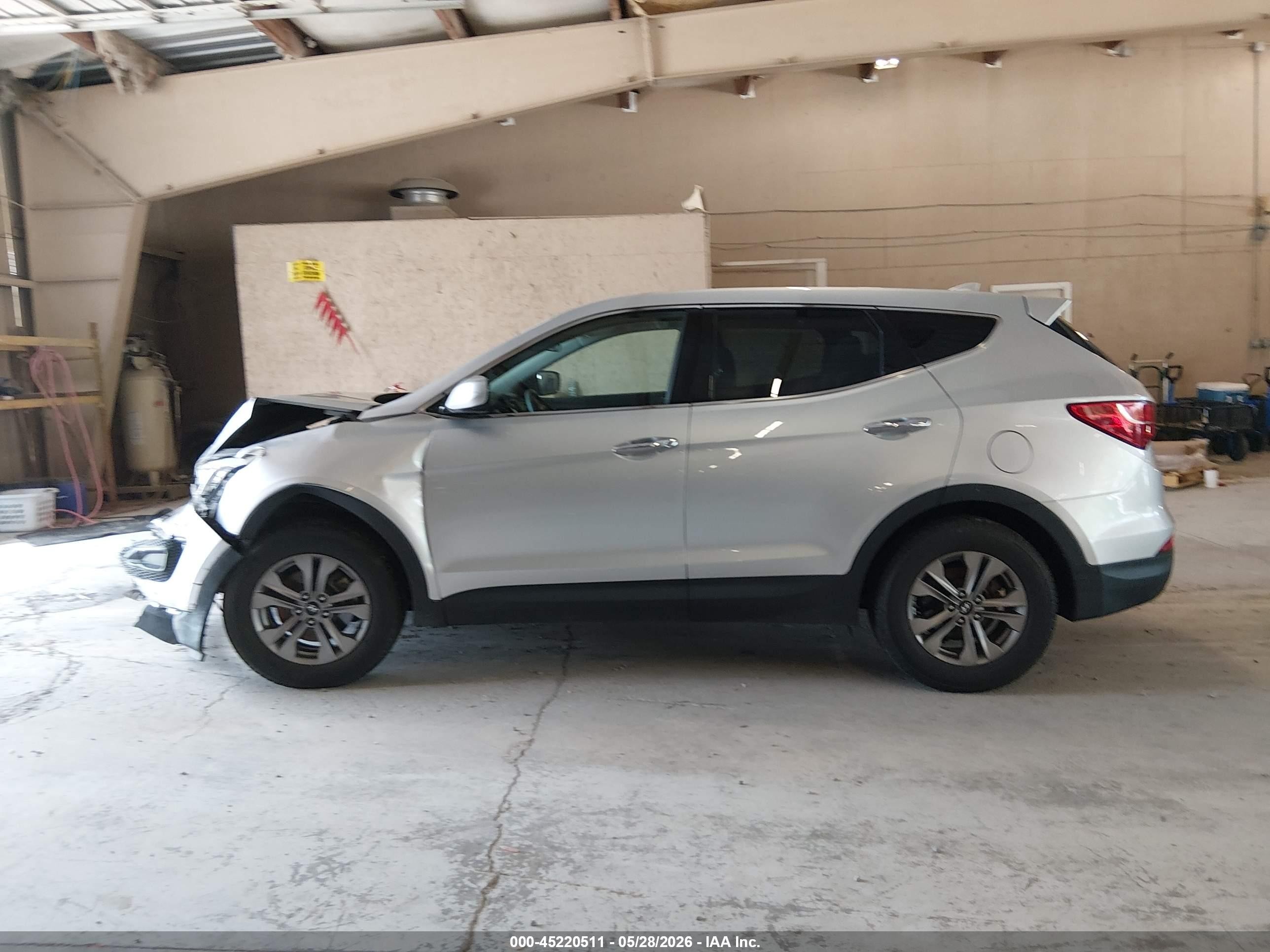 2015 Hyundai Santa Fe Sport 2.4l Серебряный vin: 5XYZTDLB9FG294875