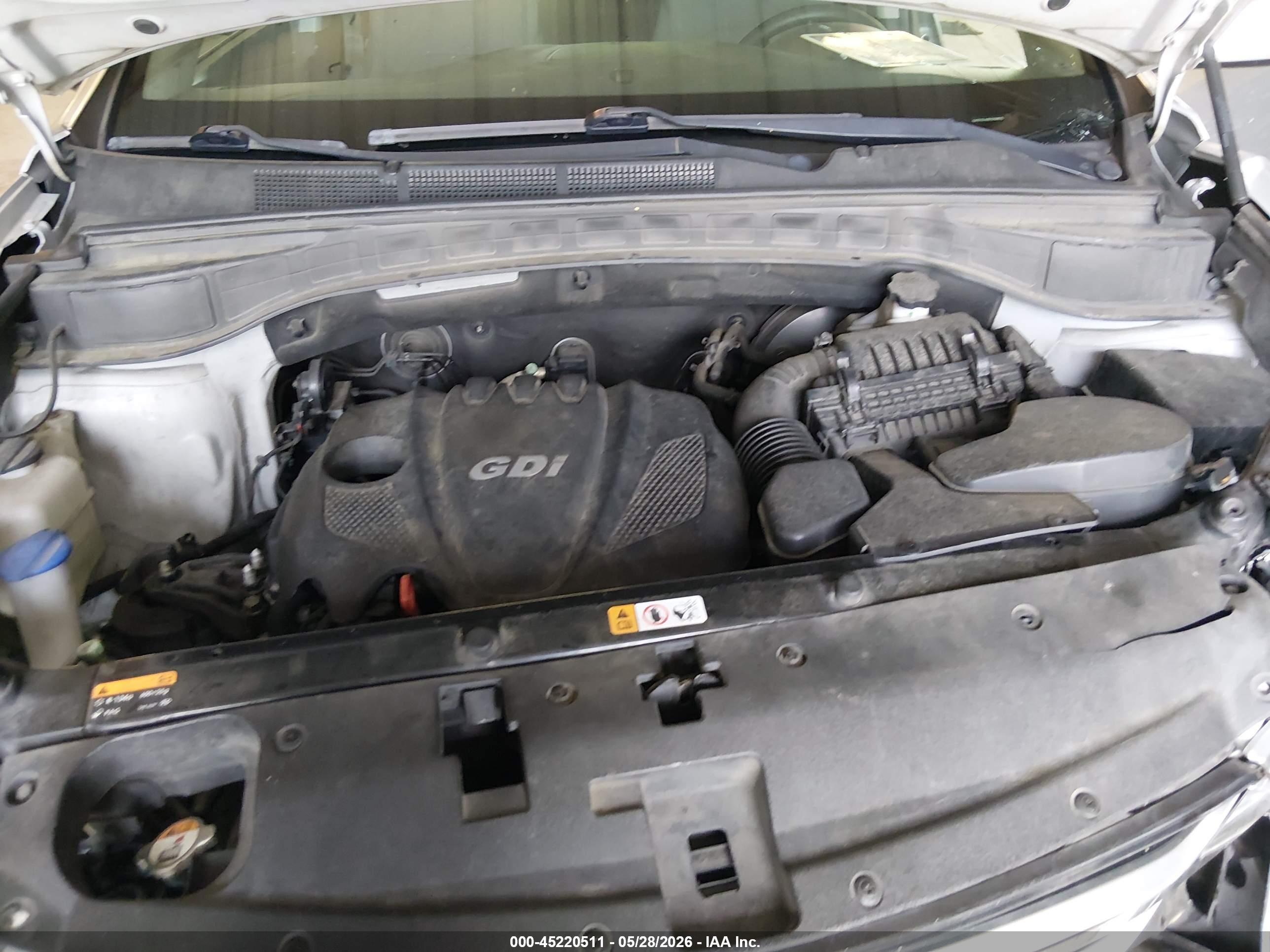 2015 Hyundai Santa Fe Sport 2.4l Серебряный vin: 5XYZTDLB9FG294875