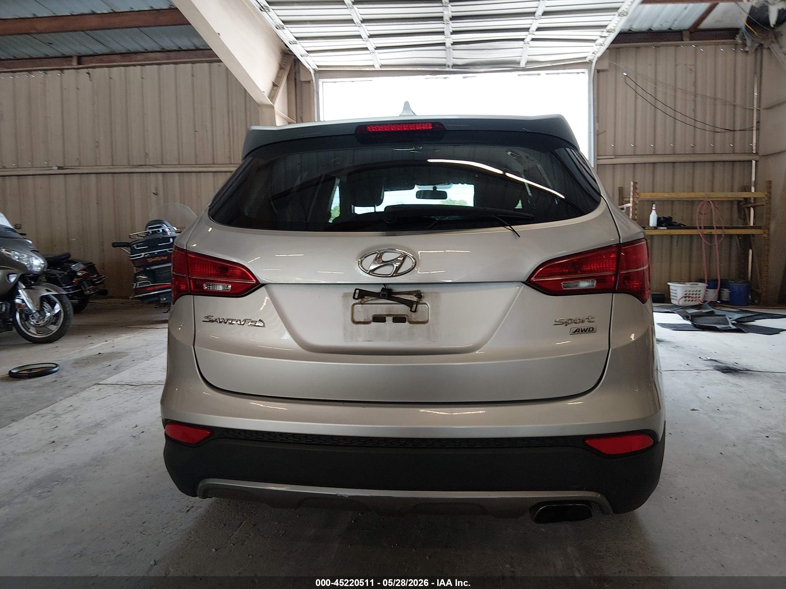 2015 Hyundai Santa Fe Sport 2.4l Серебряный vin: 5XYZTDLB9FG294875