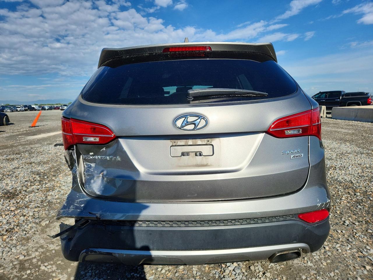 2013 Hyundai Santa Fe Sport 2.4l Gray vin: 5XYZTDLBXDG080622