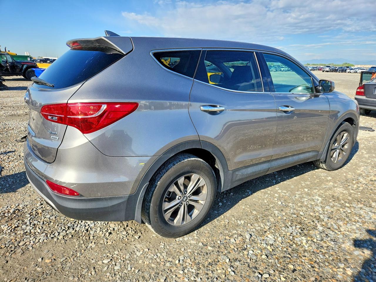 2013 Hyundai Santa Fe Sport 2.4l Gray vin: 5XYZTDLBXDG080622