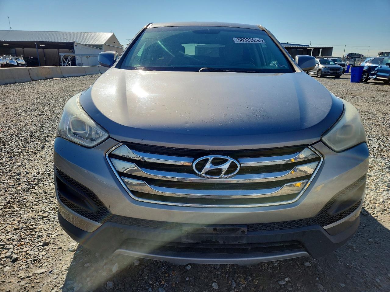 2013 Hyundai Santa Fe Sport 2.4l Gray vin: 5XYZTDLBXDG080622