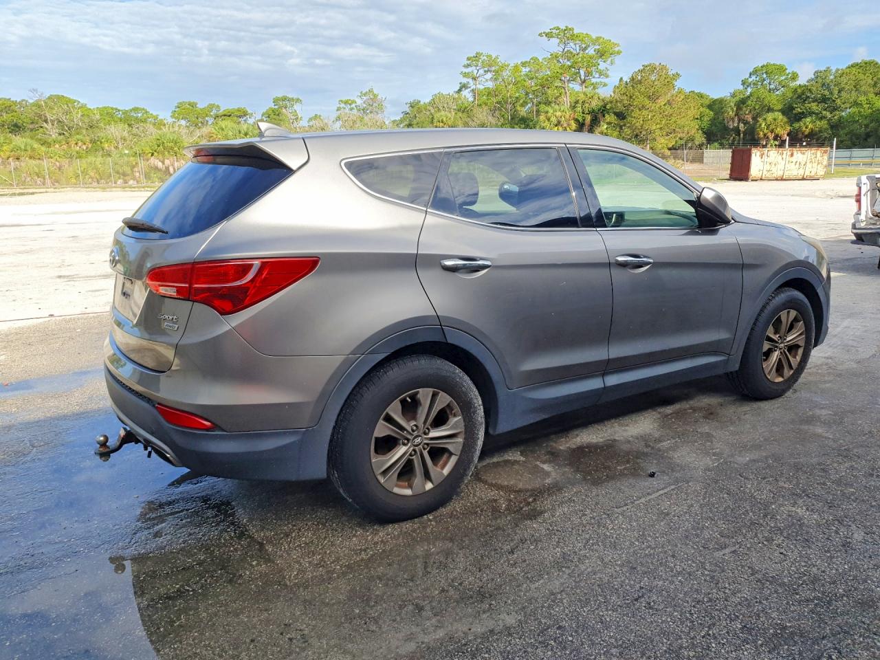 2014 Hyundai Santa Fe Sport 2.4l Gray vin: 5XYZTDLBXEG164053
