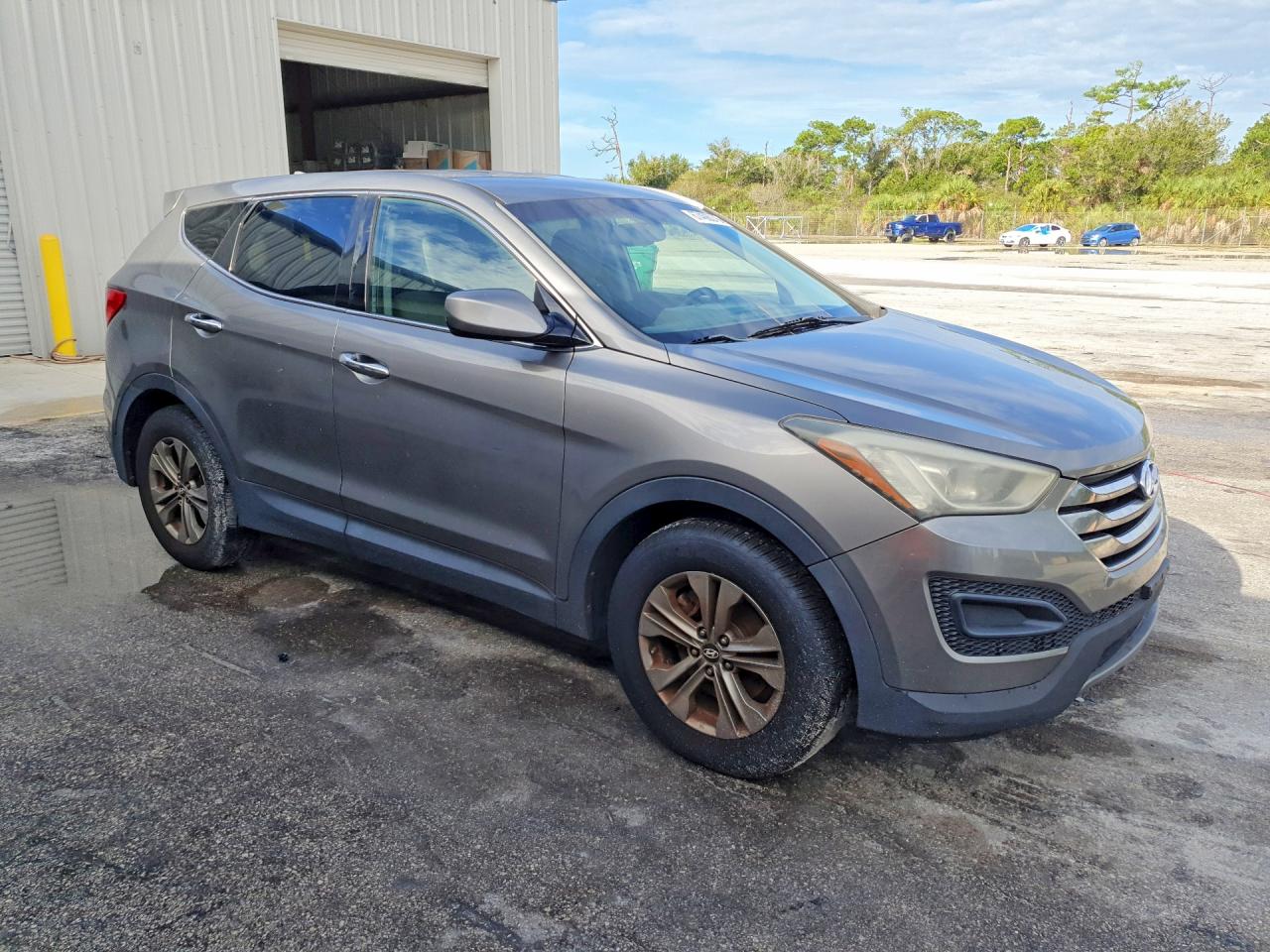 2014 Hyundai Santa Fe Sport 2.4l Gray vin: 5XYZTDLBXEG164053