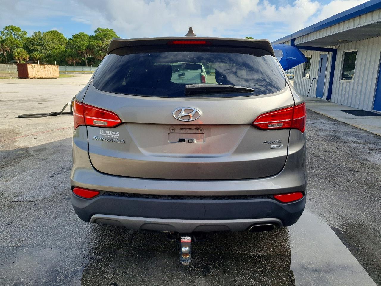 2014 Hyundai Santa Fe Sport 2.4l Gray vin: 5XYZTDLBXEG164053
