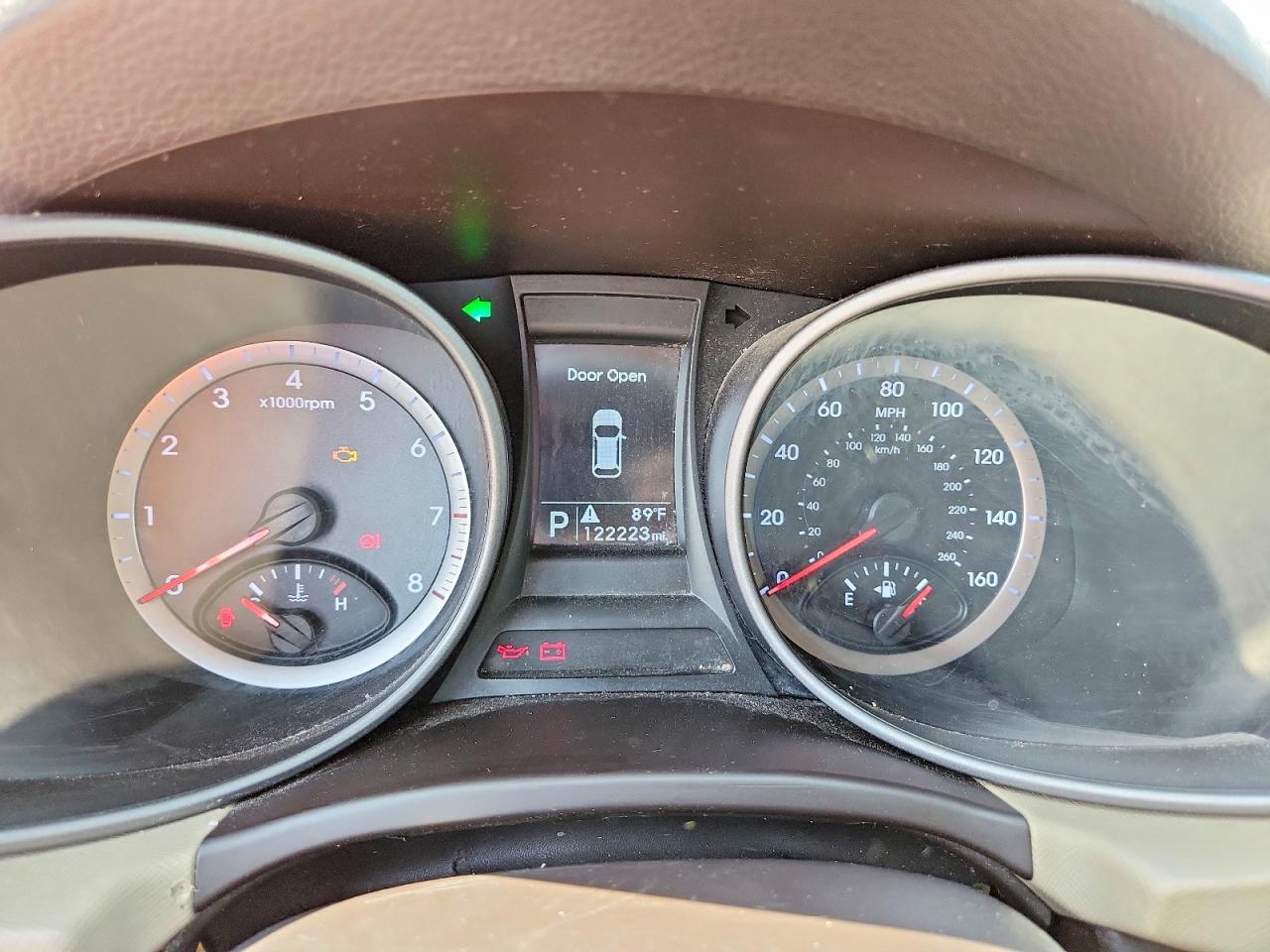 2014 Hyundai Santa Fe Sport 2.4l Orange vin: 5XYZTDLBXEG175859
