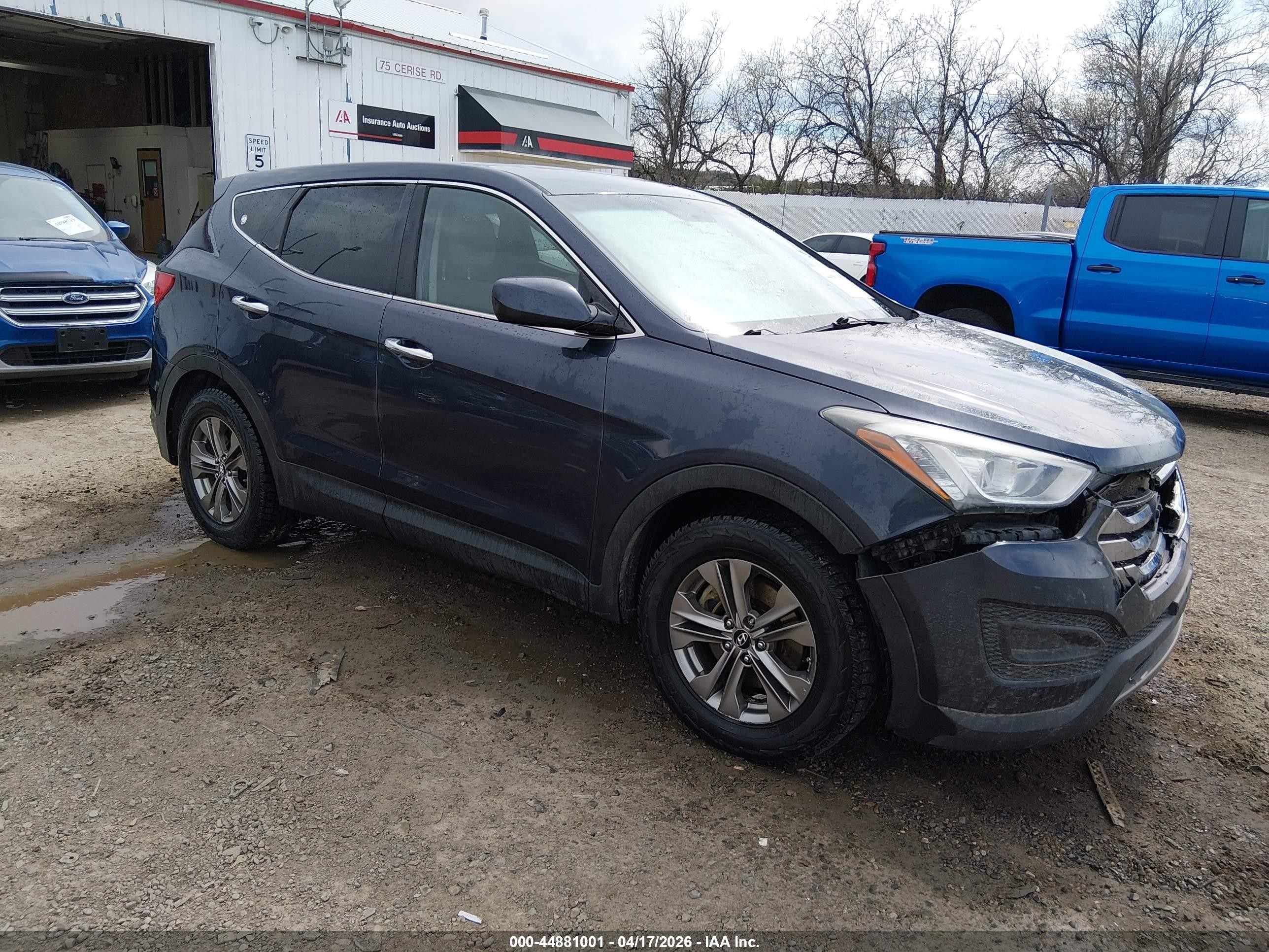2014 Hyundai Santa Fe Sport 2.4l Pewter vin: 5XYZTDLBXEG194167
