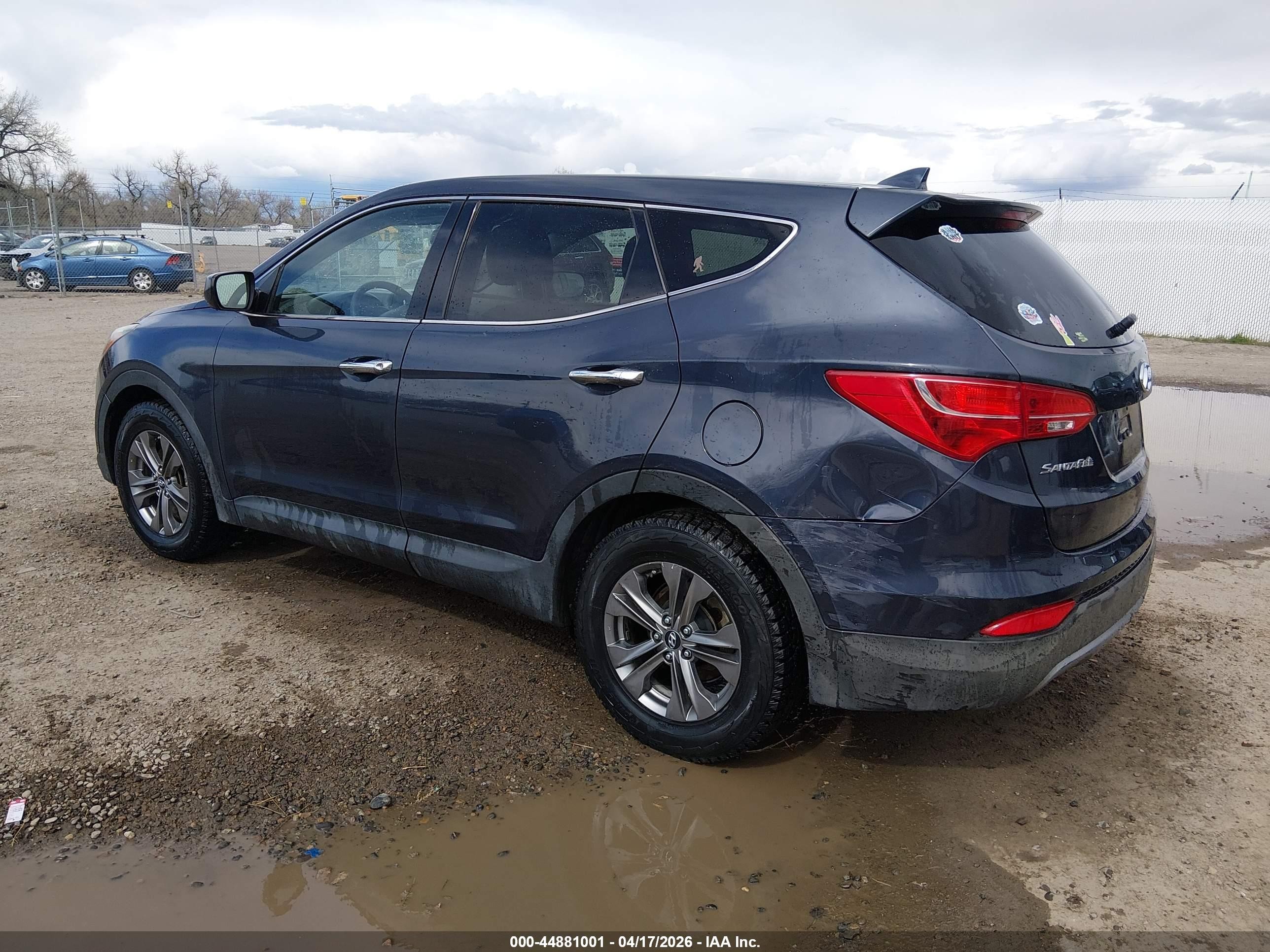 2014 Hyundai Santa Fe Sport 2.4l Pewter vin: 5XYZTDLBXEG194167