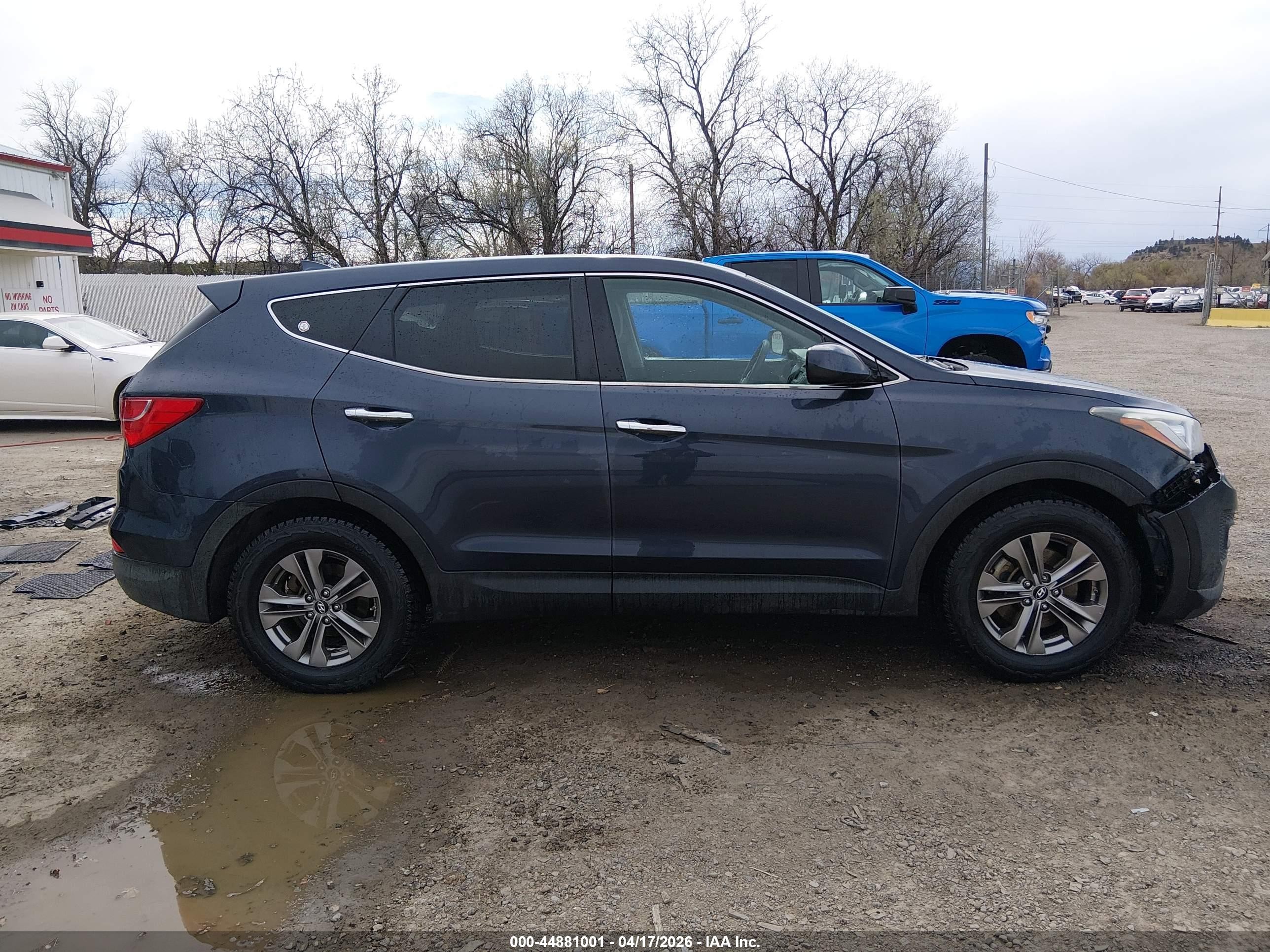 2014 Hyundai Santa Fe Sport 2.4l Pewter vin: 5XYZTDLBXEG194167