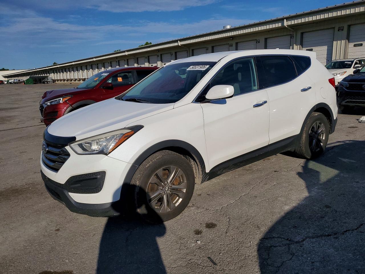 2014 Hyundai Santa Fe Sport 2.4l White vin: 5XYZTDLBXEG194265