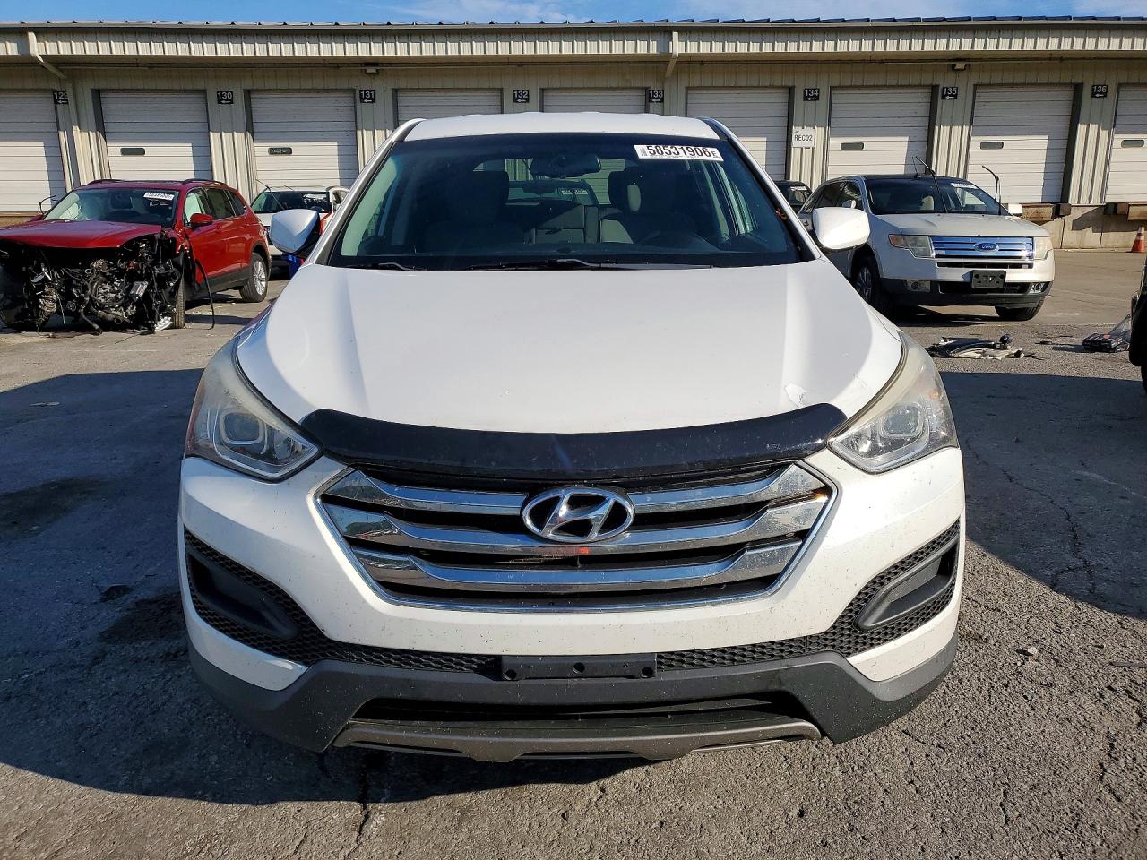 2014 Hyundai Santa Fe Sport 2.4l White vin: 5XYZTDLBXEG194265