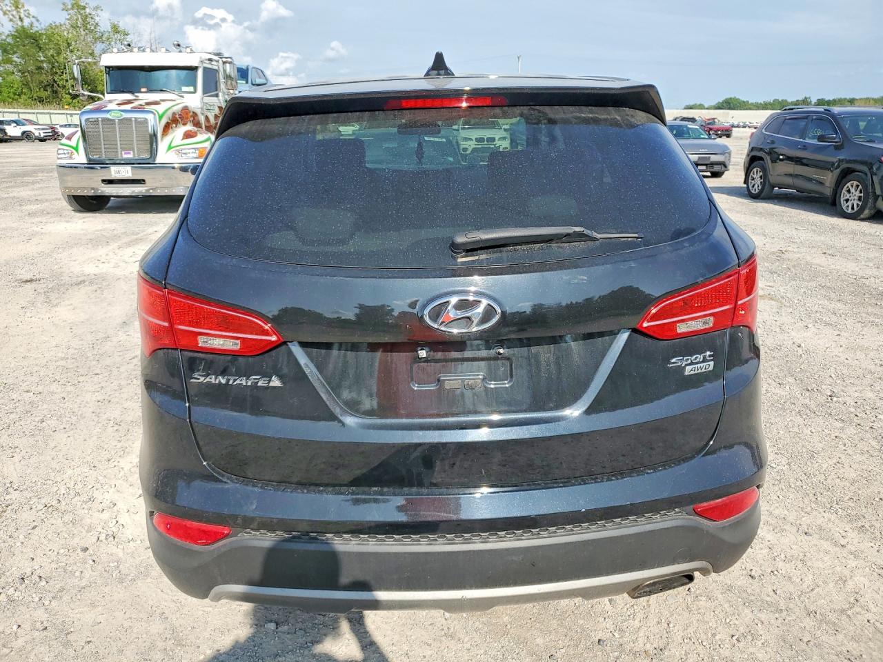 2015 Hyundai Santa Fe Sport 2.4l Black vin: 5XYZTDLBXFG248147