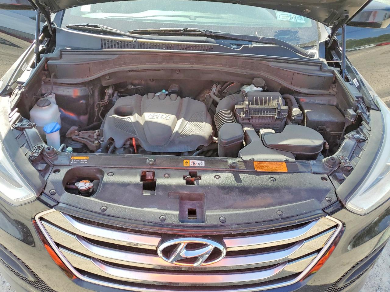 2015 Hyundai Santa Fe Sport 2.4l Black vin: 5XYZTDLBXFG248147