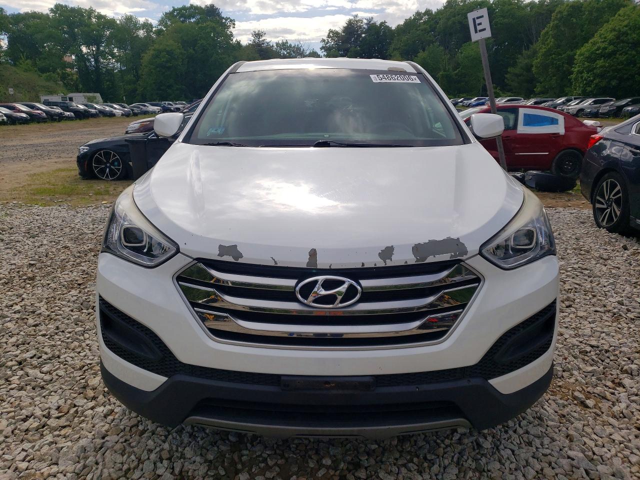 2015 Hyundai Santa Fe Sport 2.4l White vin: 5XYZTDLBXFG257706