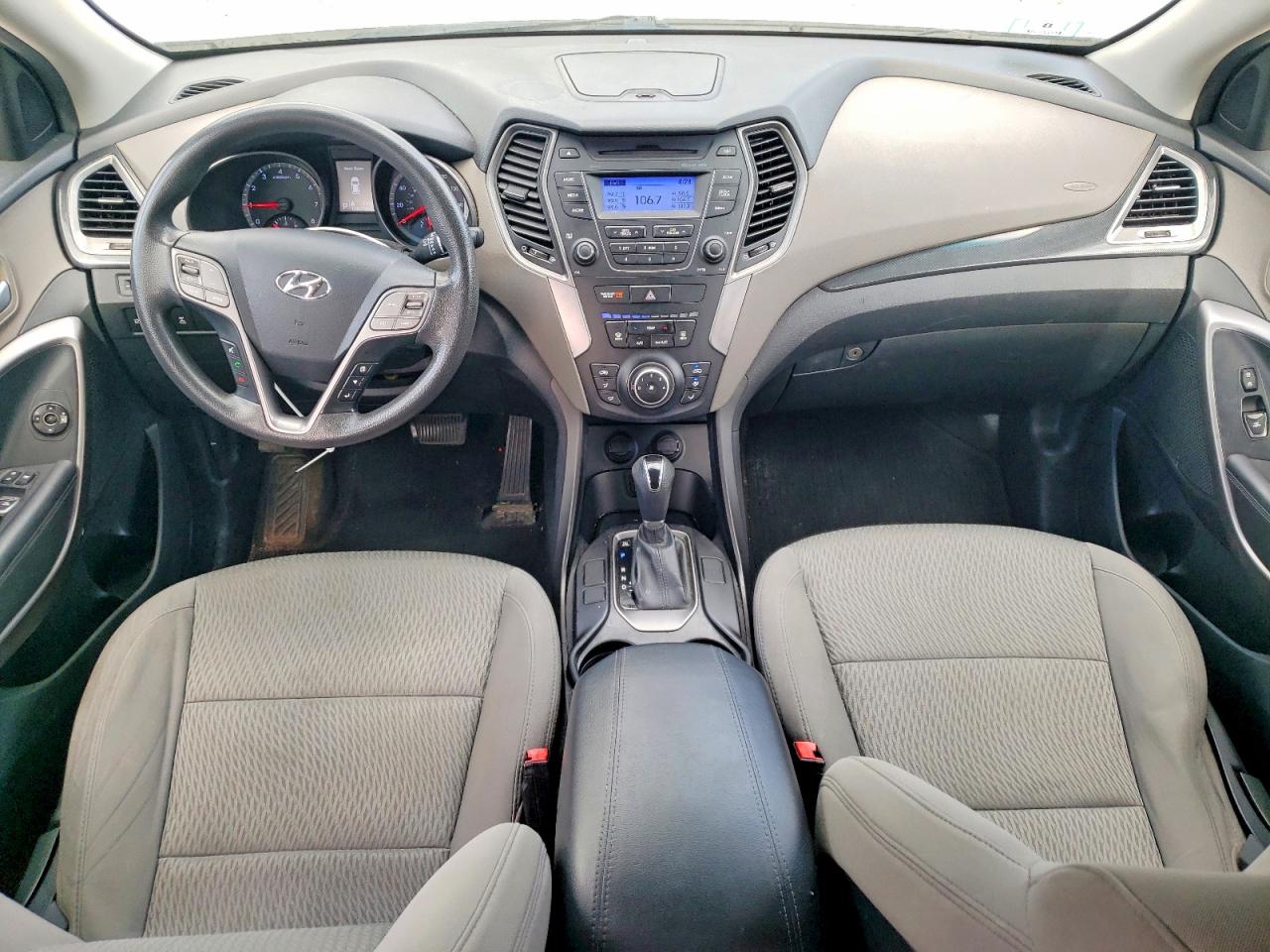 2015 Hyundai Santa Fe Sport 2.4l White vin: 5XYZTDLBXFG257706