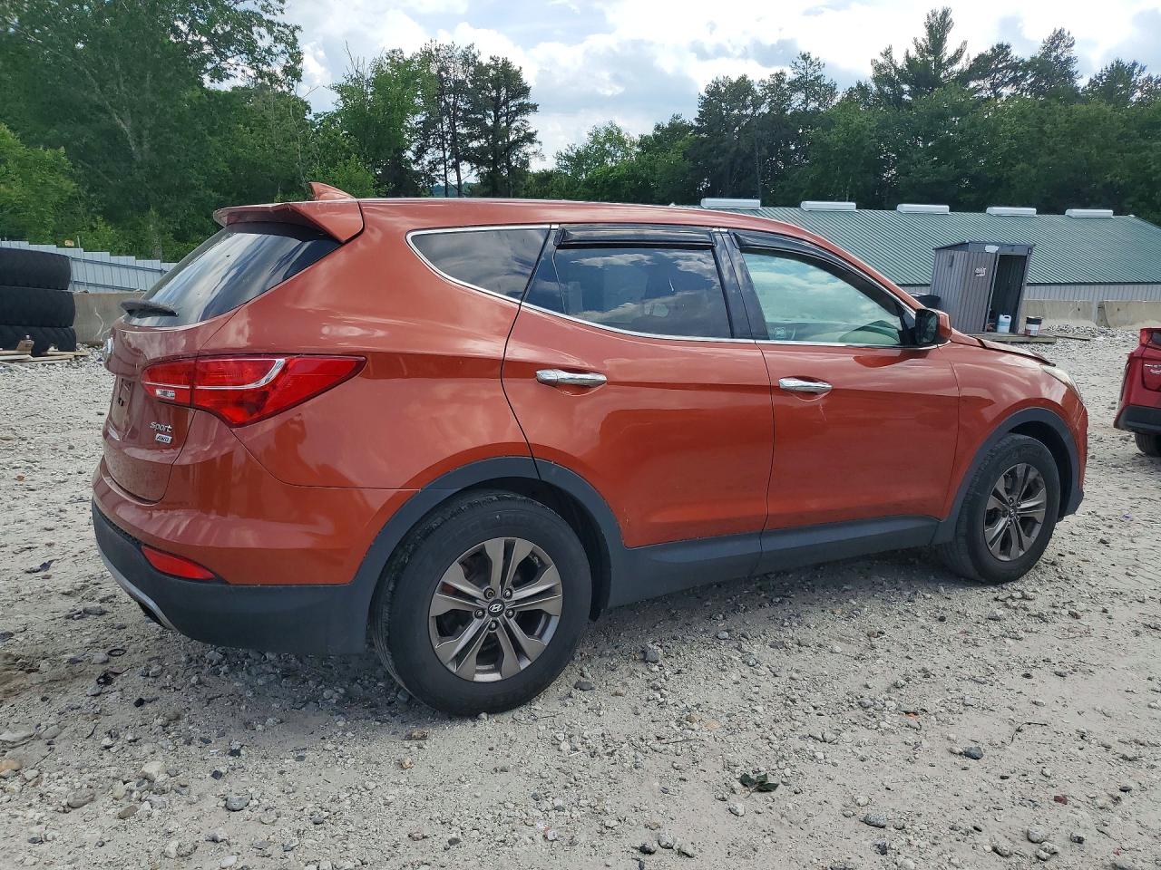 2015 Hyundai Santa Fe Sport 2.4l Orange vin: 5XYZTDLBXFG269581