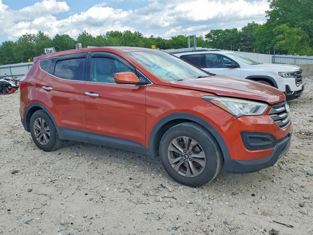2015 Hyundai Santa Fe Sport 2.4l Orange vin: 5XYZTDLBXFG269581
