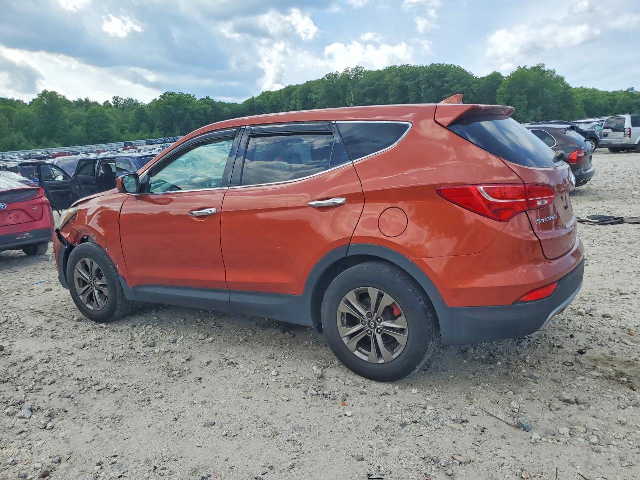 2015 Hyundai Santa Fe Sport 2.4l Orange vin: 5XYZTDLBXFG269581