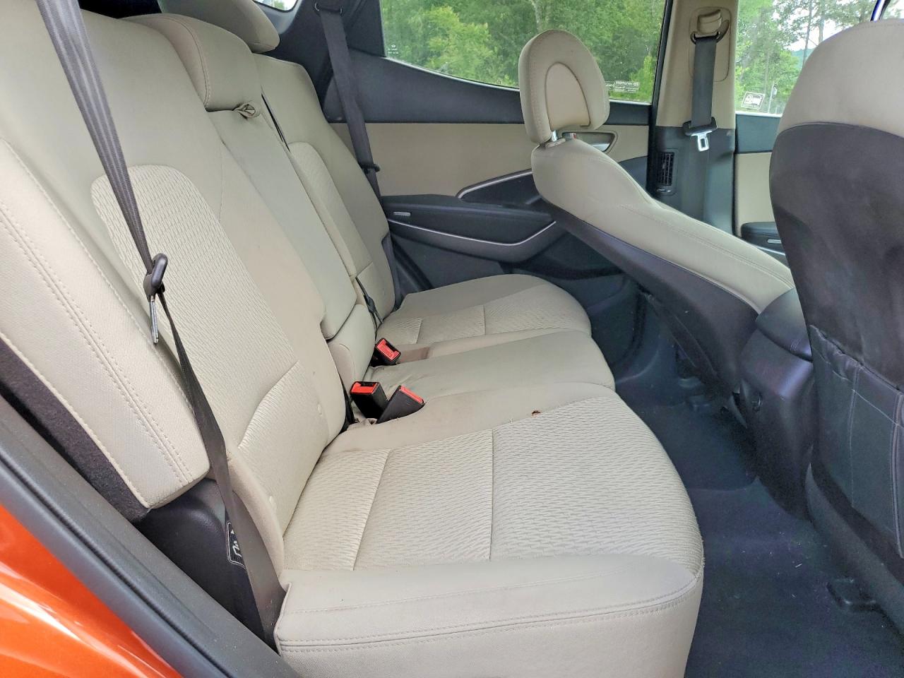 2015 Hyundai Santa Fe Sport 2.4l Orange vin: 5XYZTDLBXFG269581