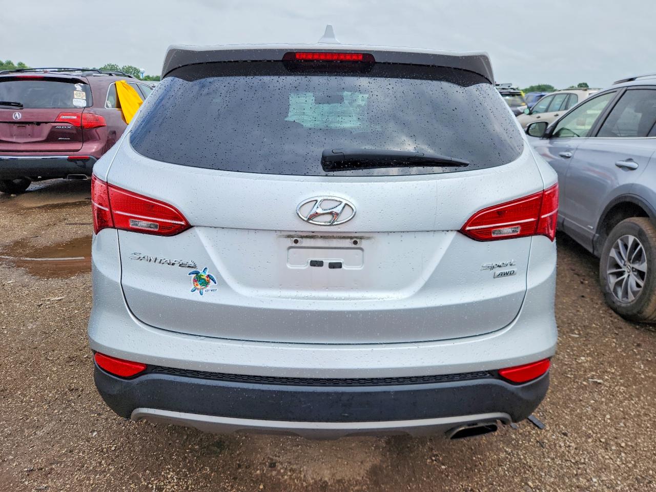 2015 Hyundai Santa Fe Sport 2.4l Серебряный vin: 5XYZTDLBXFG280189