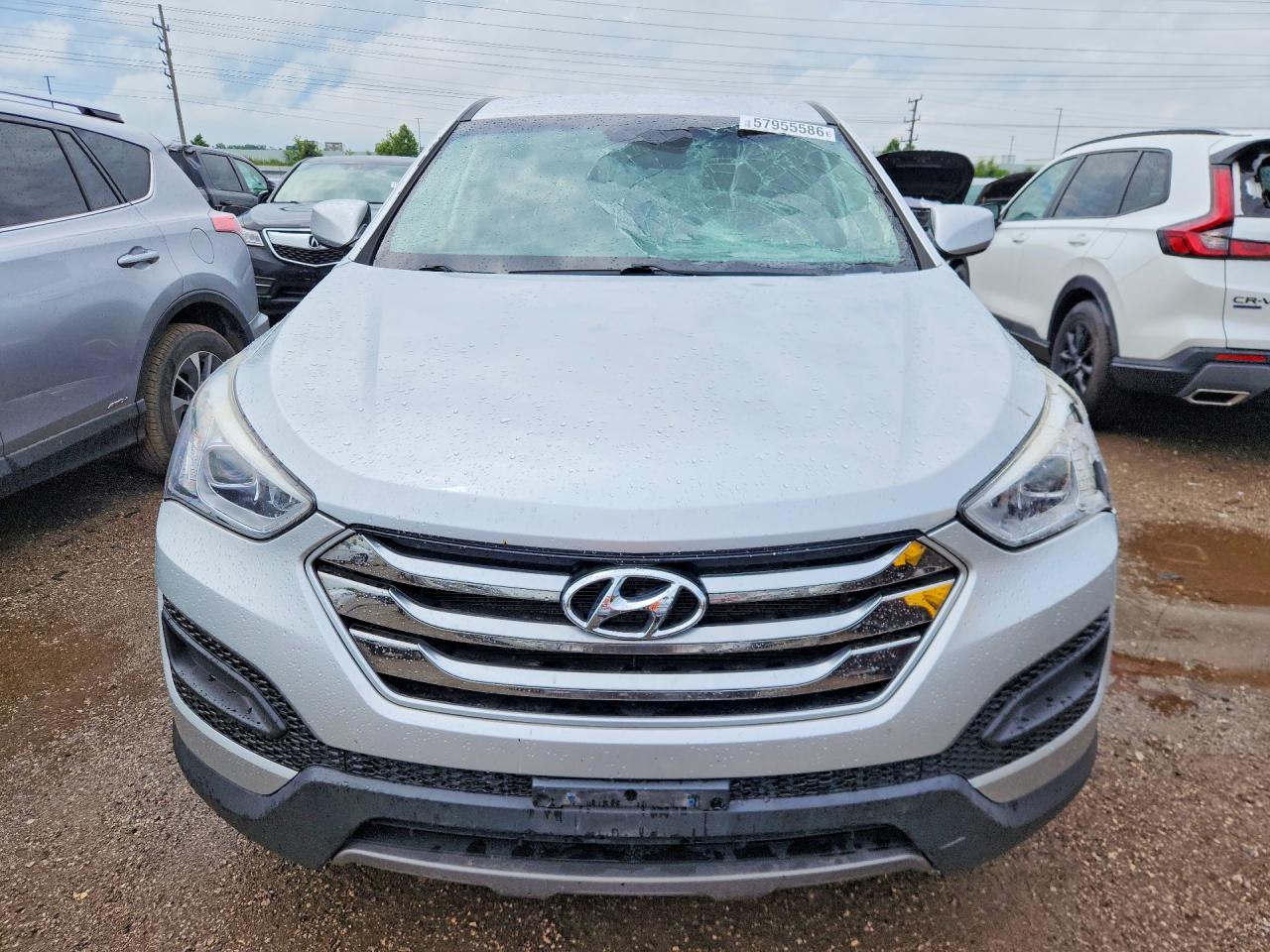 2015 Hyundai Santa Fe Sport 2.4l Серебряный vin: 5XYZTDLBXFG280189