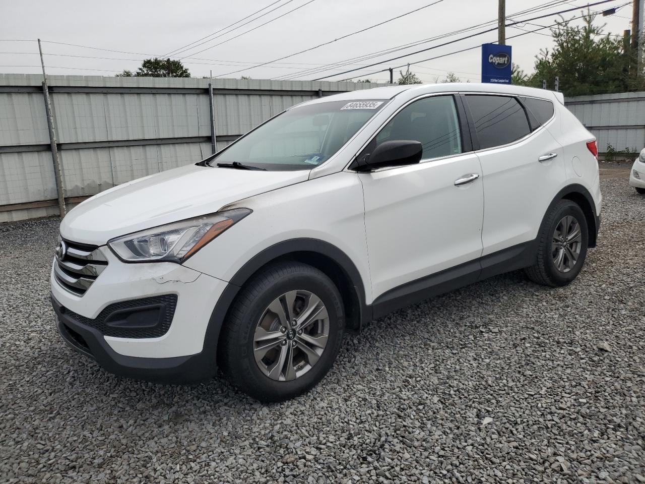 2015 Hyundai Santa Fe Sport White vin: 5XYZTDLBXFG305057