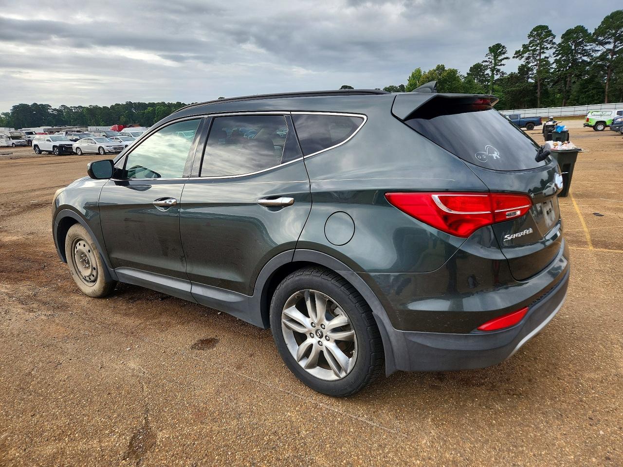 2013 Hyundai Santa Fe Sport 2.0t Green vin: 5XYZU3LA0DG051760