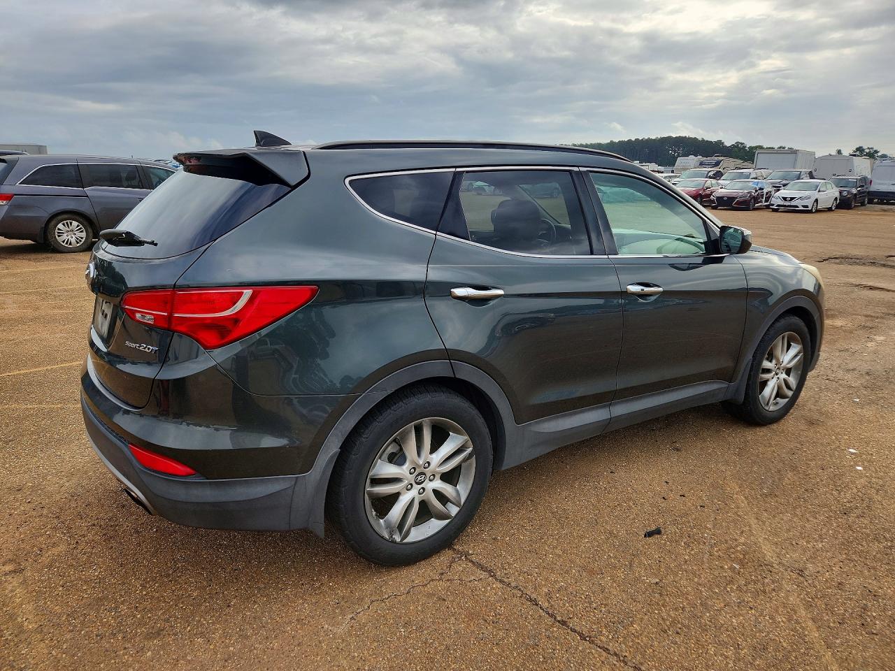 2013 Hyundai Santa Fe Sport 2.0t Green vin: 5XYZU3LA0DG051760