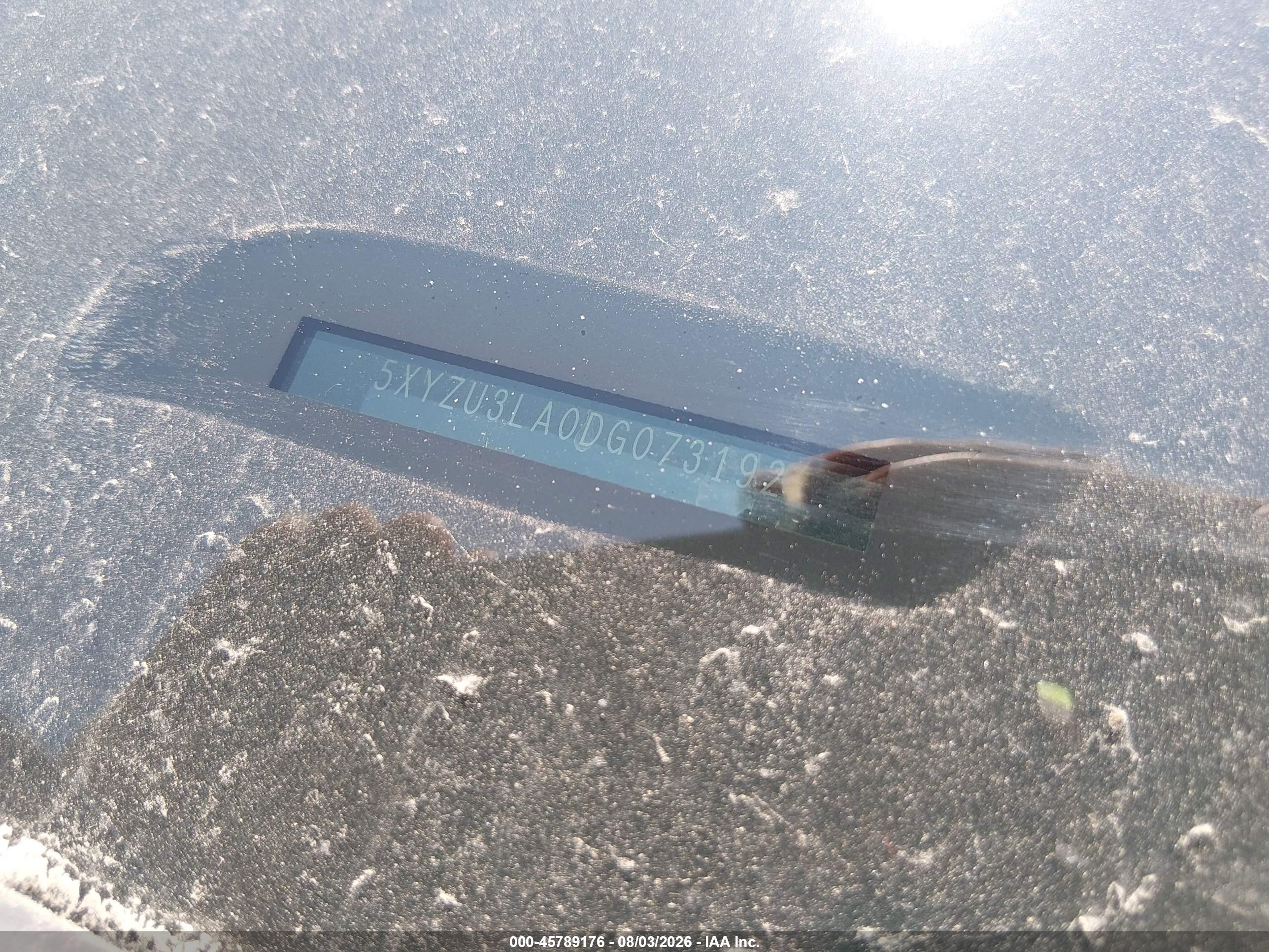 2013 Hyundai Santa Fe Sport 2.0t Silver vin: 5XYZU3LA0DG073192