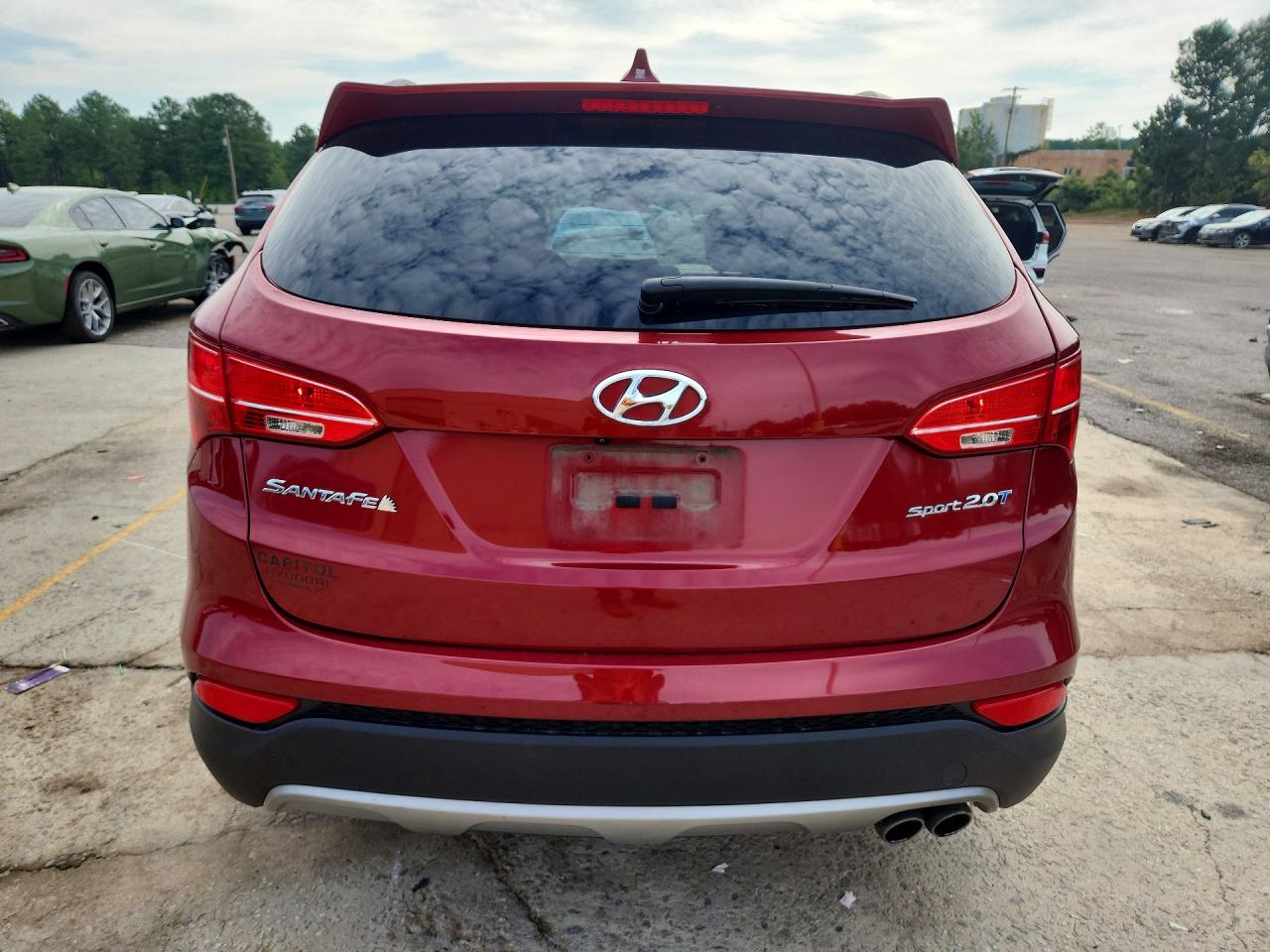 2013 Hyundai Santa Fe Sport 2.0t Бордовый vin: 5XYZU3LA0DG088758