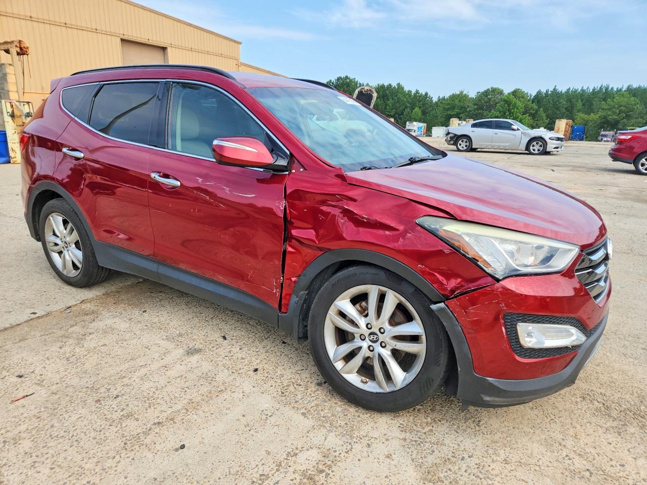 2013 Hyundai Santa Fe Sport 2.0t Бордовый vin: 5XYZU3LA0DG088758