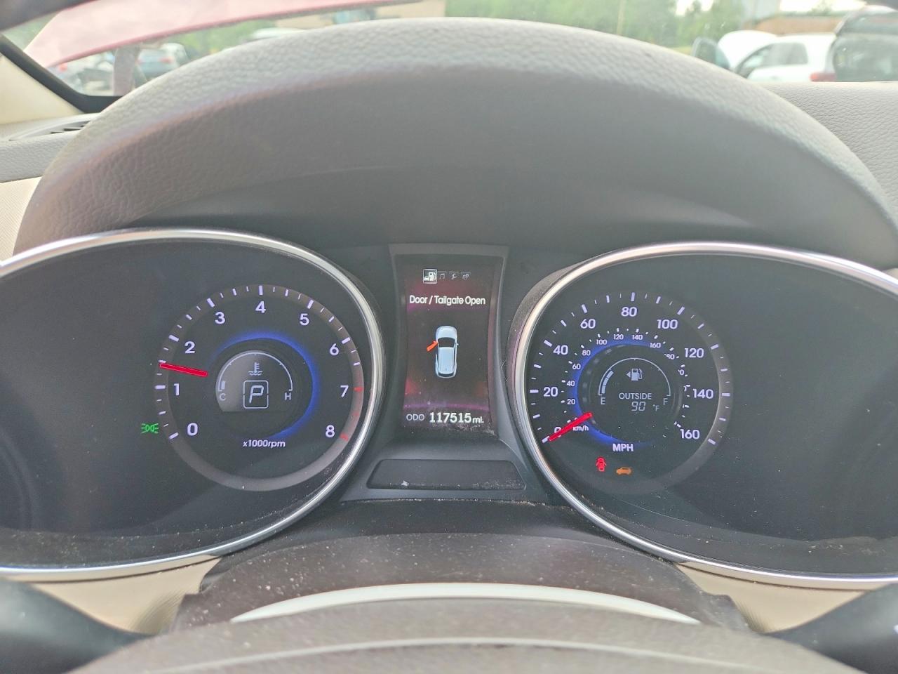 2013 Hyundai Santa Fe Sport 2.0t Бордовый vin: 5XYZU3LA0DG088758